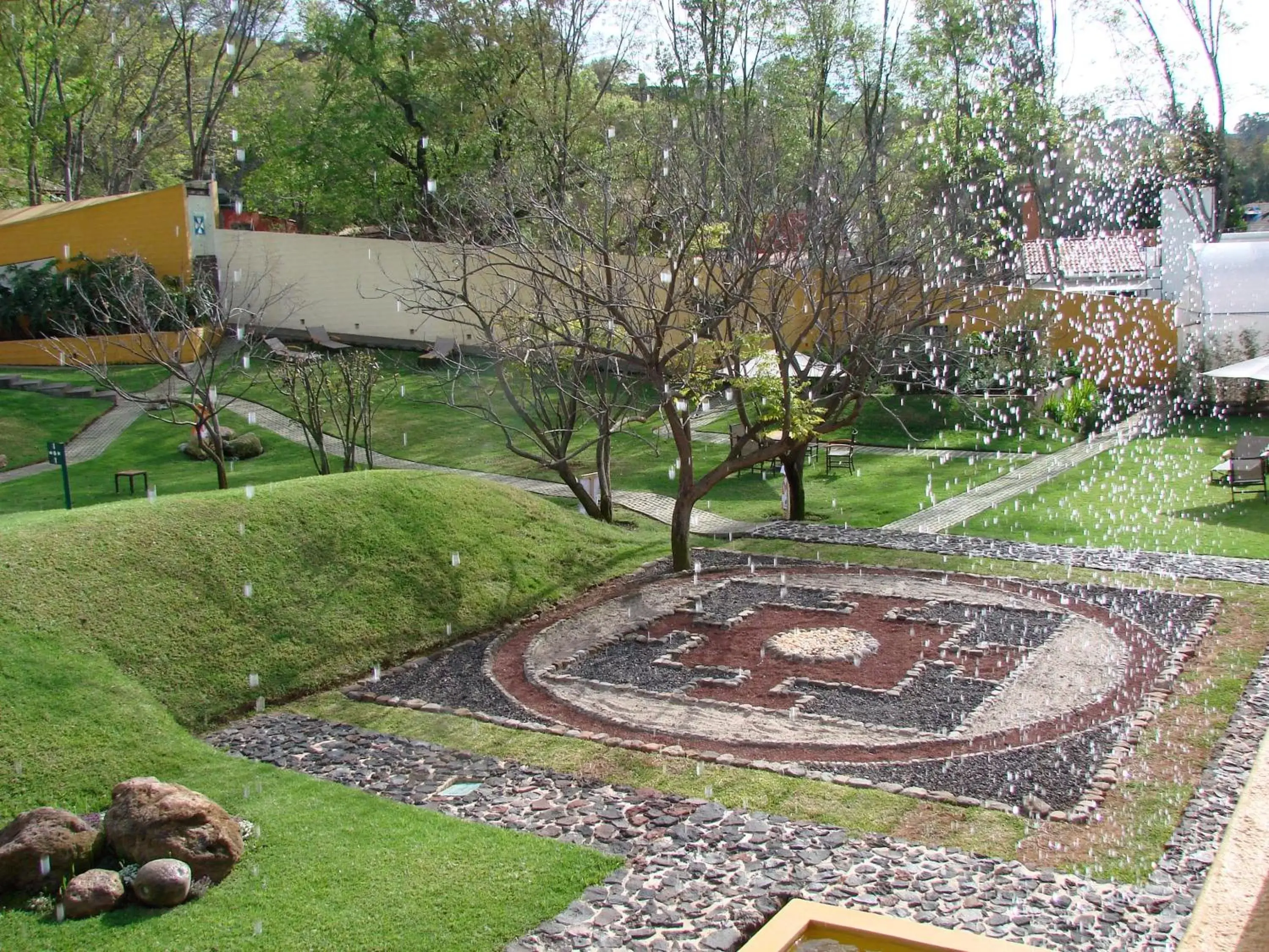 Garden in Hotel Casa en el Campo