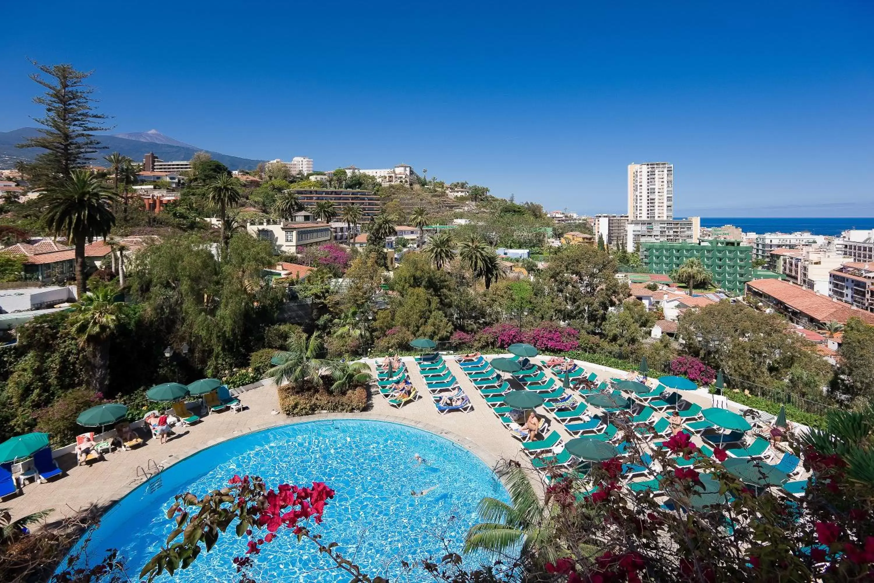 Bird's eye view, Pool View in Hotel Atlantic El Tope