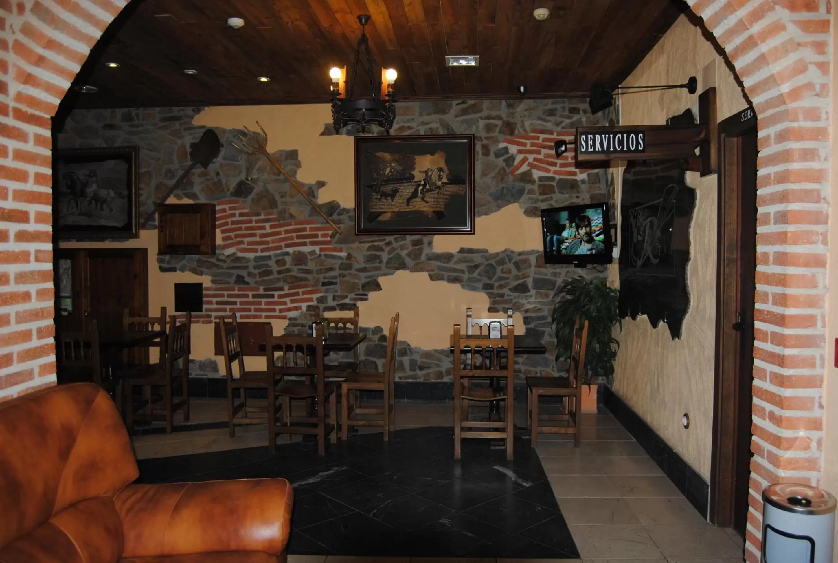 Lobby or reception, Restaurant/Places to Eat in Hotel Rural El Rocal