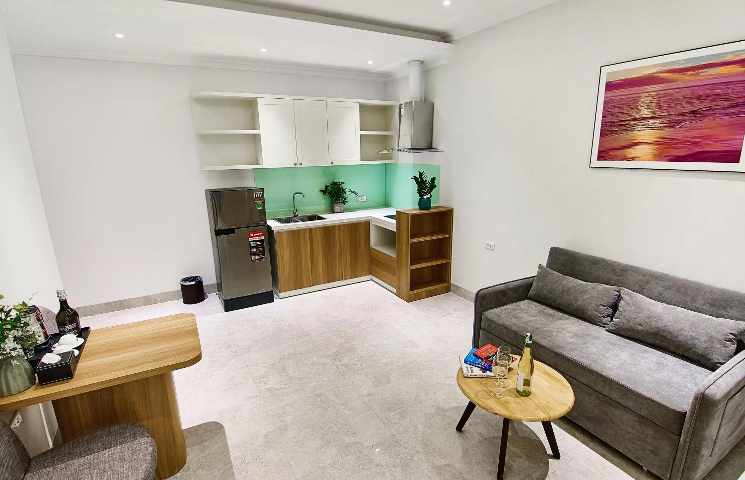 Living room in The Yen Residences Halong