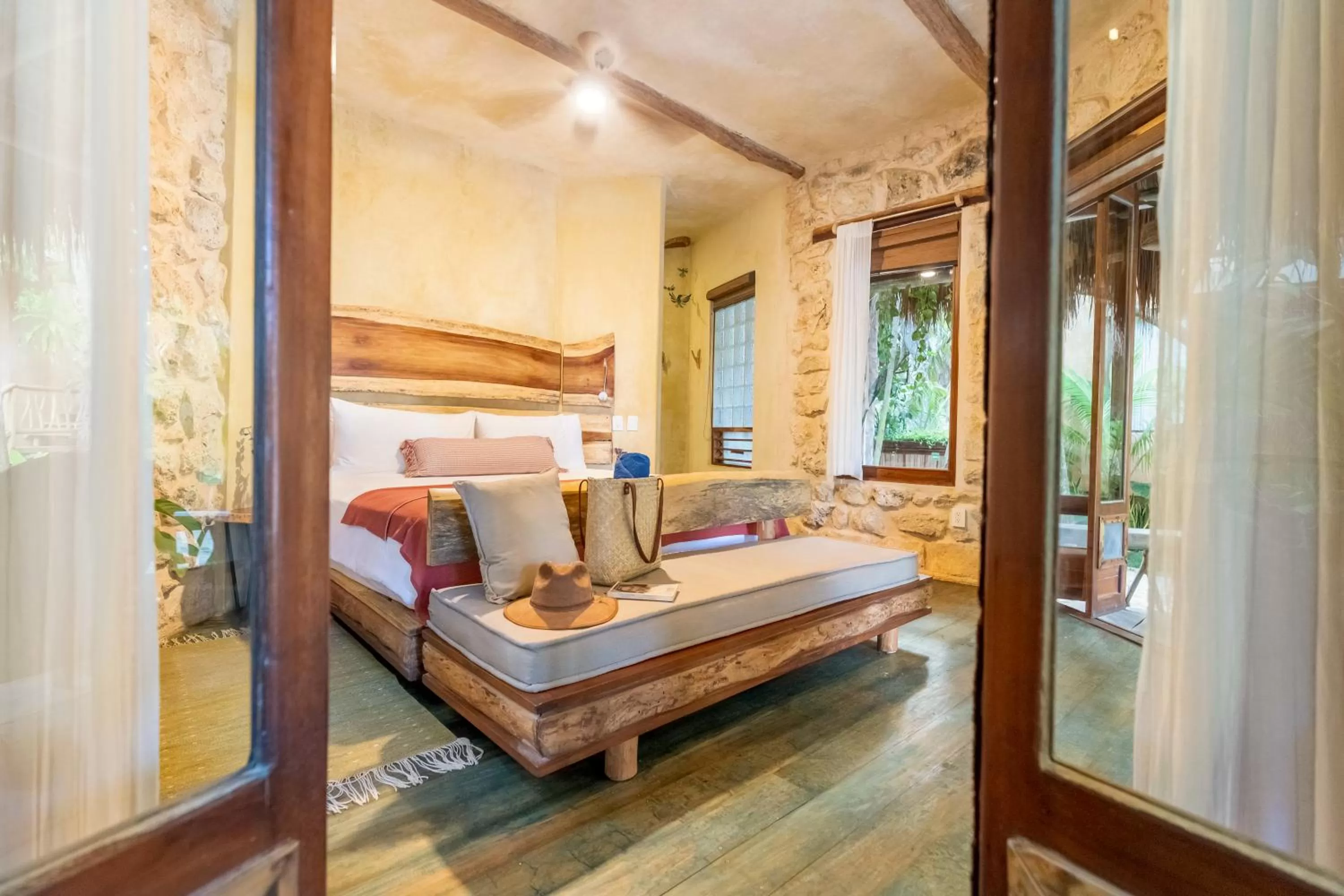 View (from property/room), Bed in Alaya Tulum by Ahau Collection