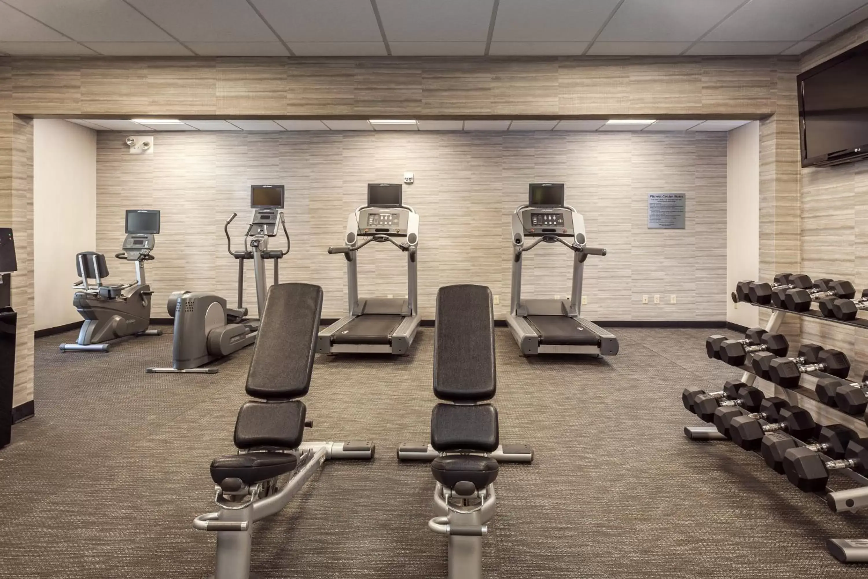Fitness centre/facilities, Fitness Center/Facilities in Courtyard by Marriott Stockton