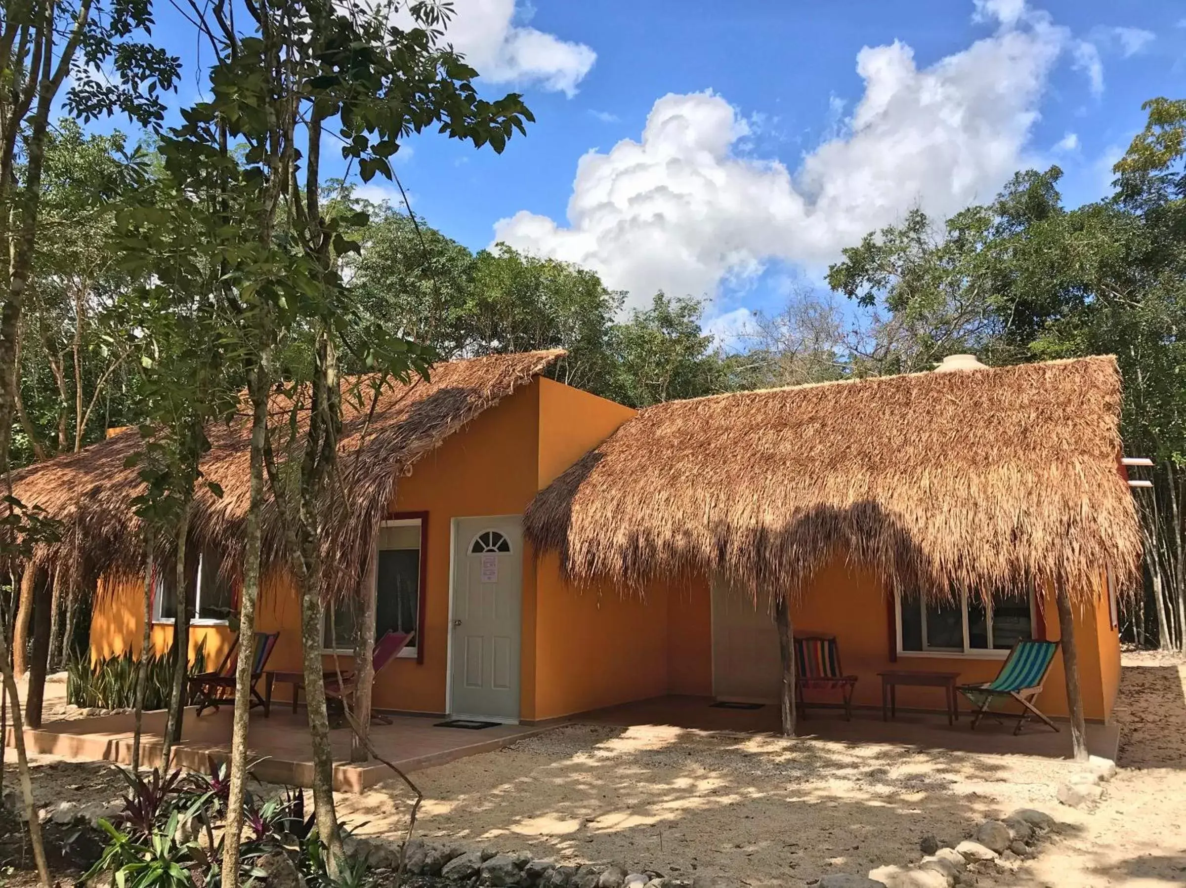 Patio, Property Building in Casa Kaan Calakmul