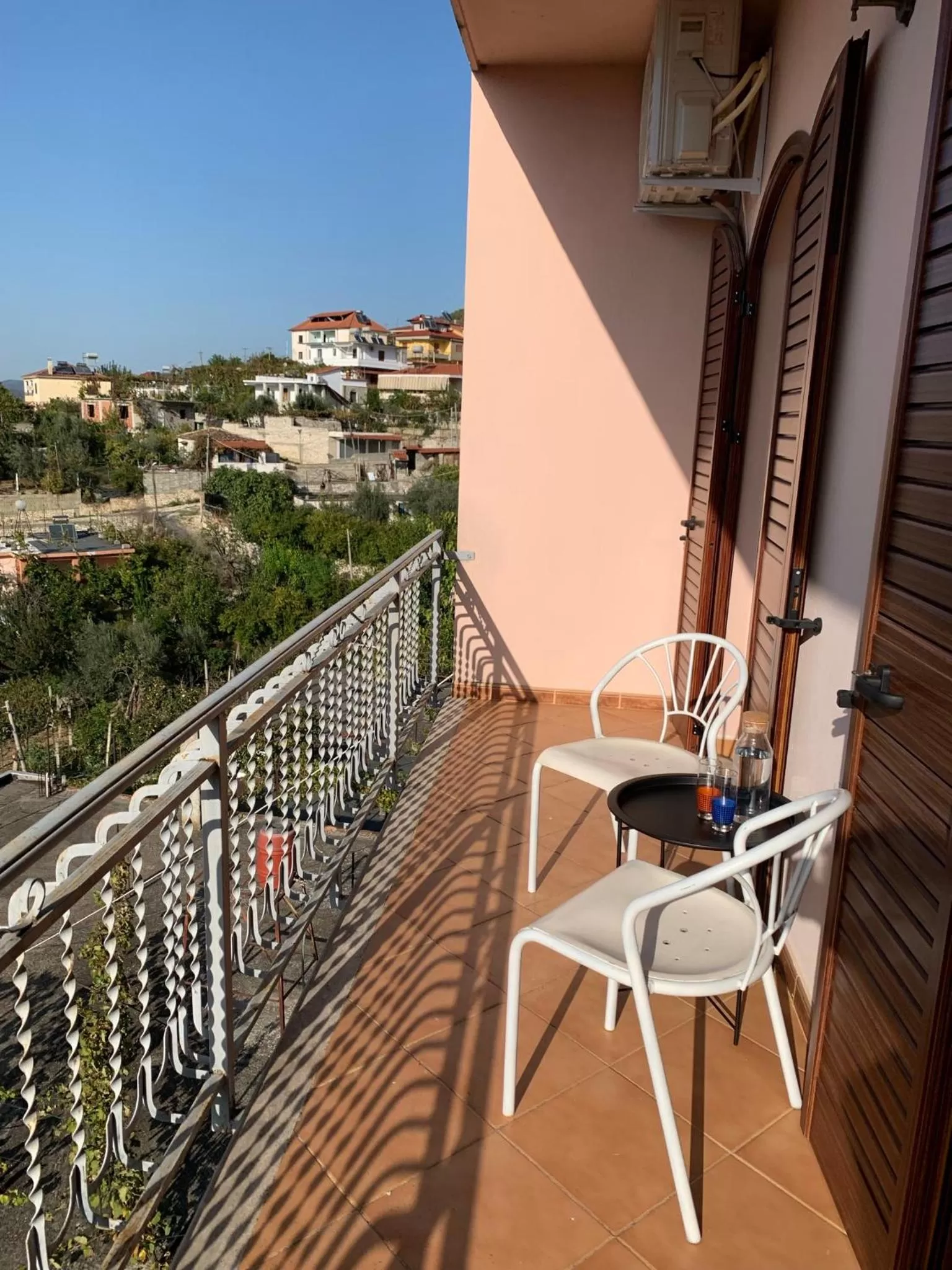 Balcony/Terrace in Guesthouse Villa Rosa Berat