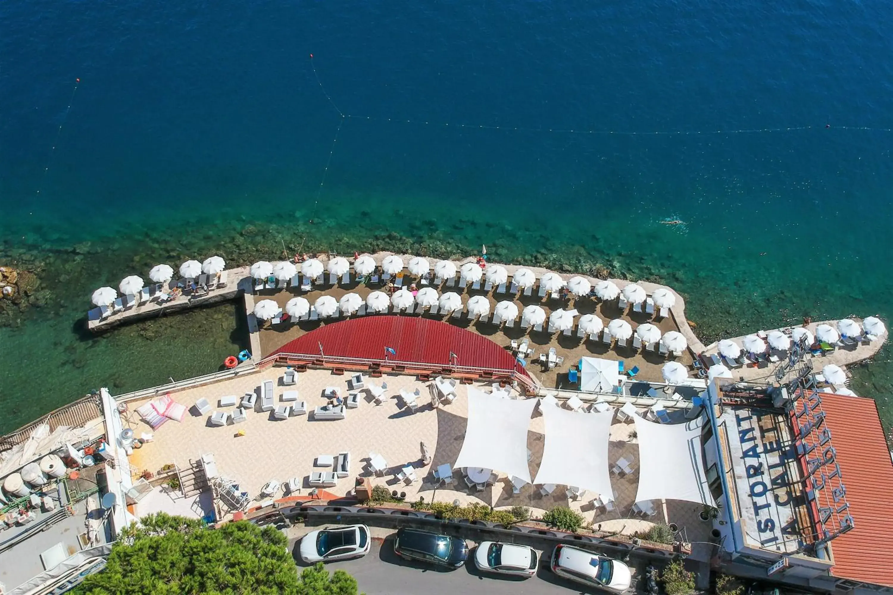 Bird's eye view, Bird's-eye View in Hotel La Caletta