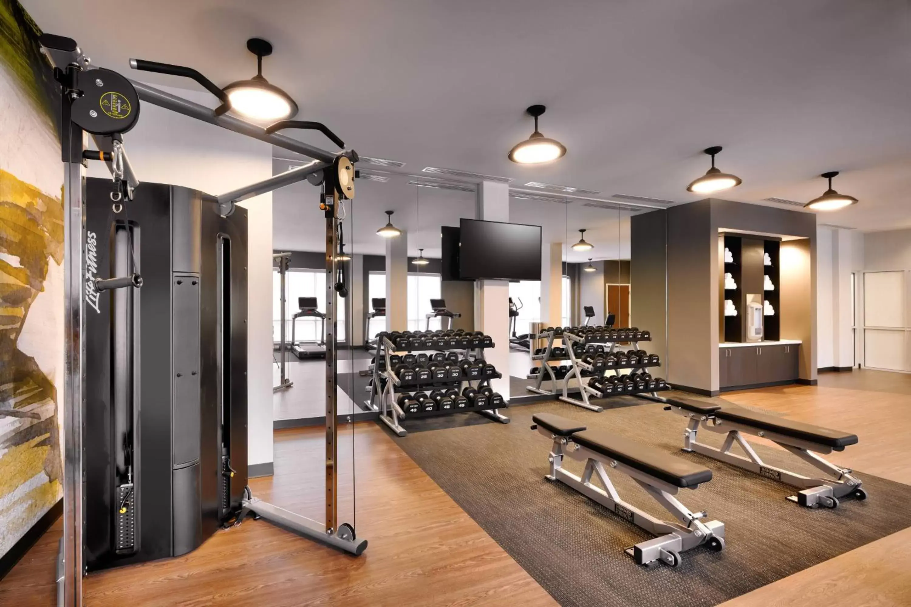 Fitness centre/facilities, Fitness Center/Facilities in Courtyard by Marriott Atlanta Duluth Downtown