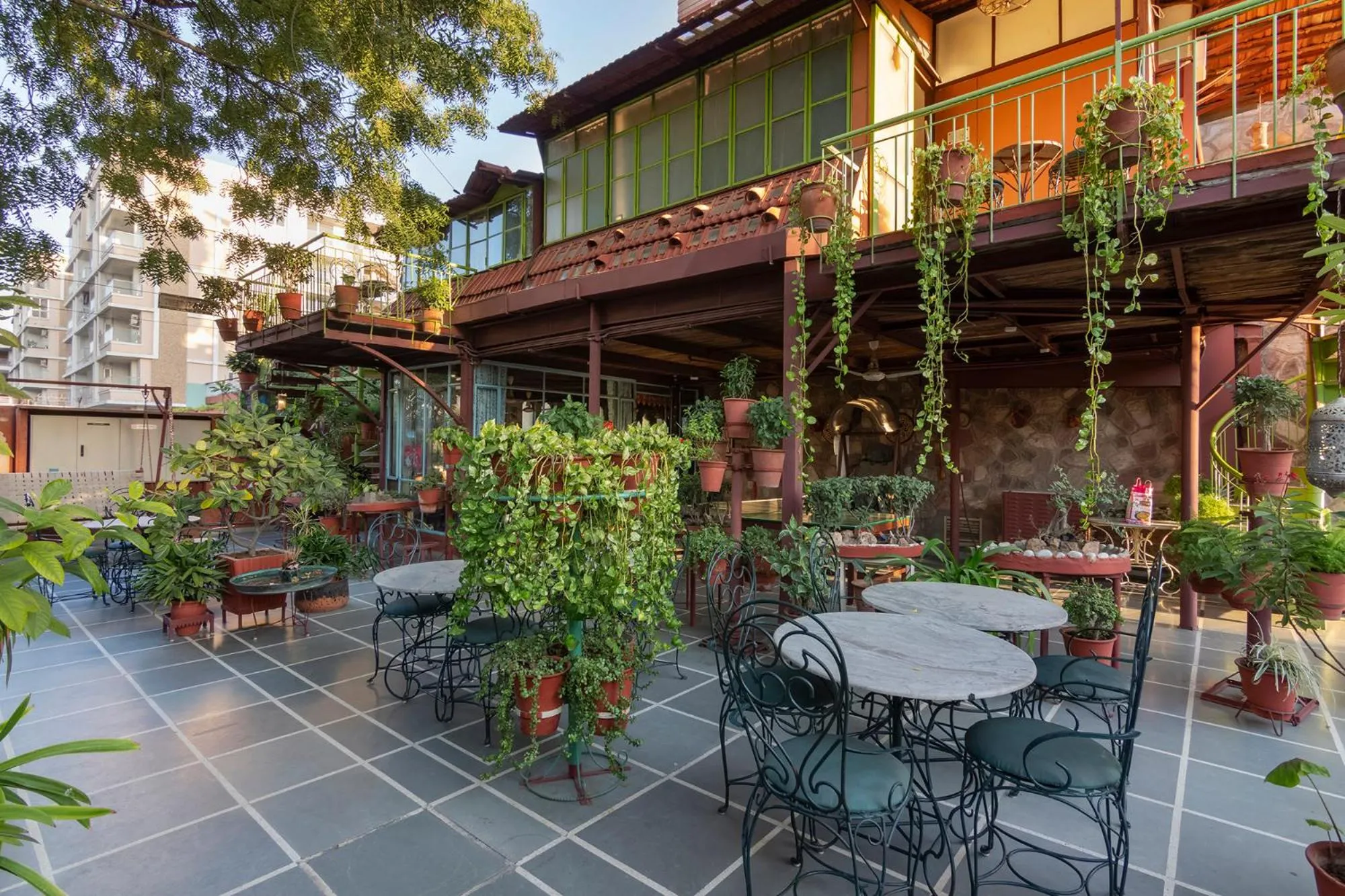 Patio in Jaipur Inn