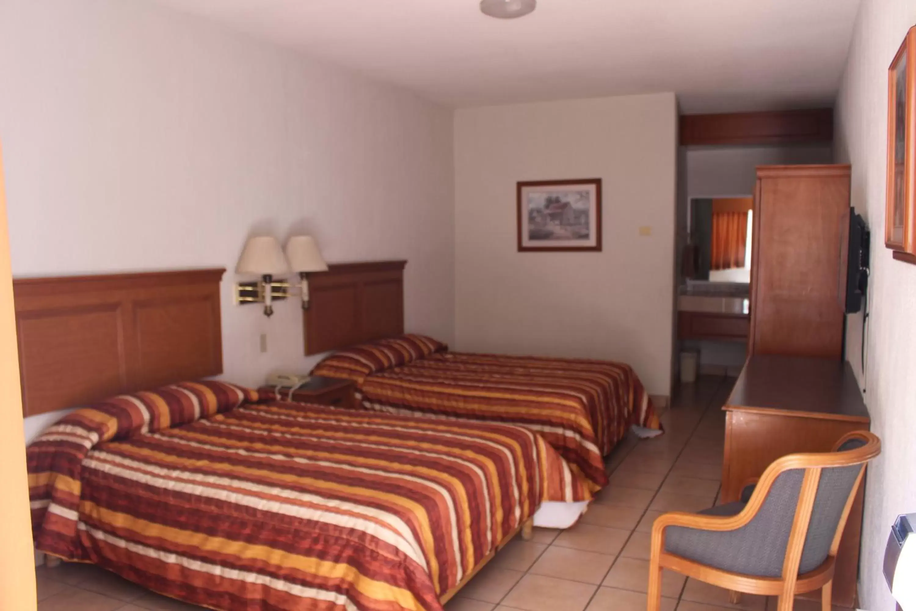 Bed in Hotel La Villa