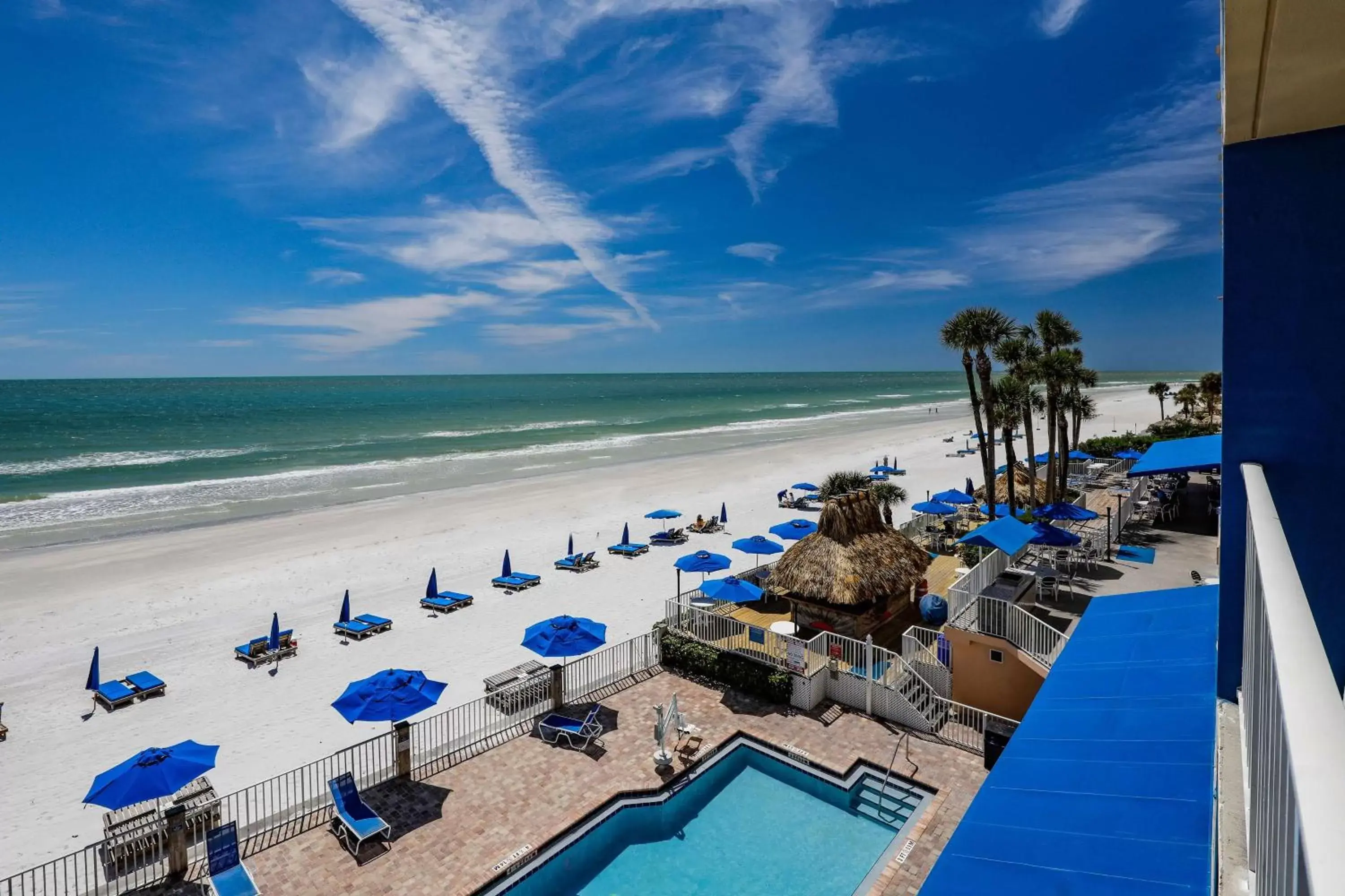 View (from property/room), Pool View in DoubleTree Beach Resort by Hilton Tampa Bay – North Redington Beach
