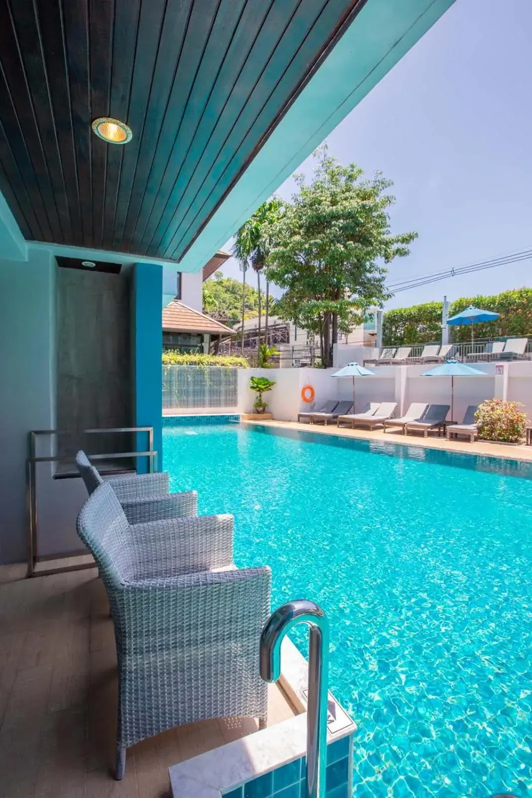 Balcony/Terrace, Swimming Pool in Buri Tara Resort - SHA Extra Plus