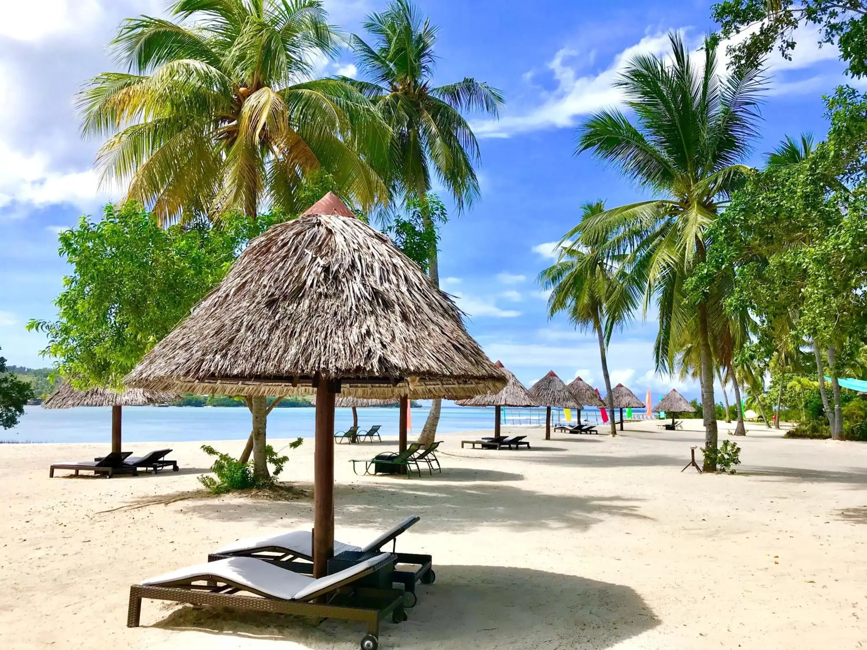 Beach in Badian Island Wellness Resort