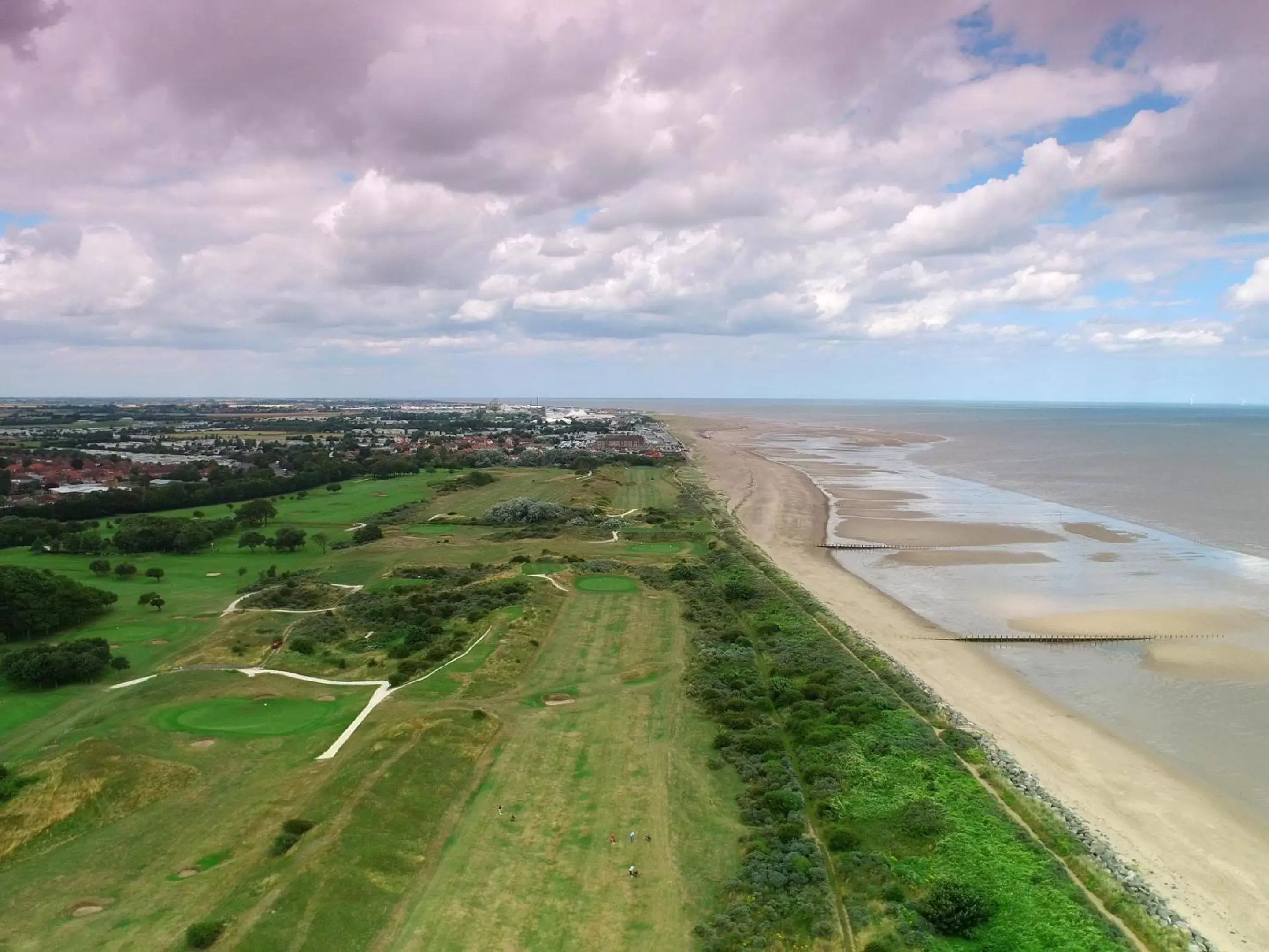 Beach, Bird's-eye View in North Shore Hotel