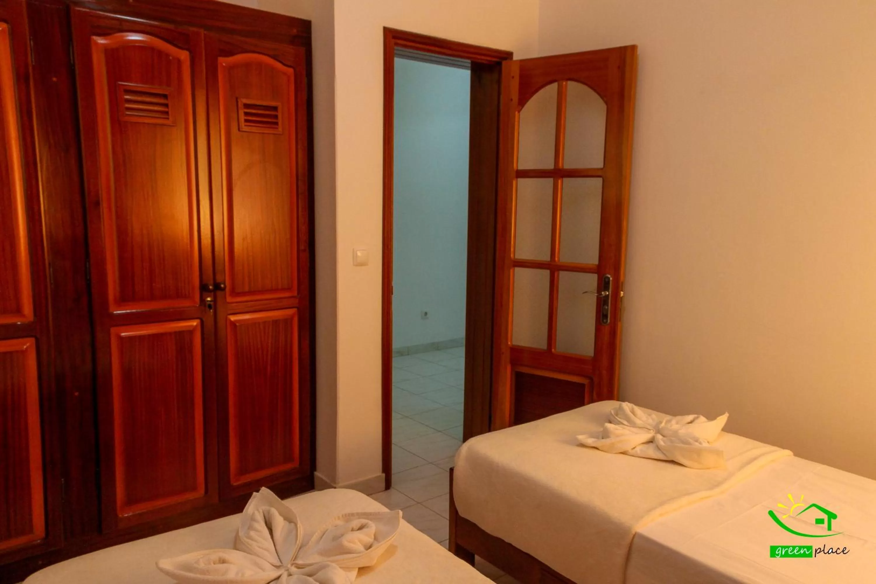 Bed in Pousada Green Place