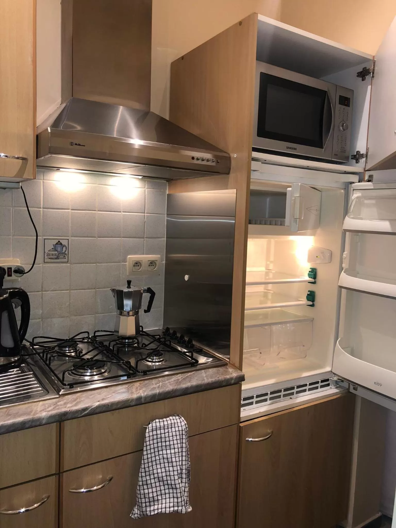 Kitchen or kitchenette in Residence la Fraisiere