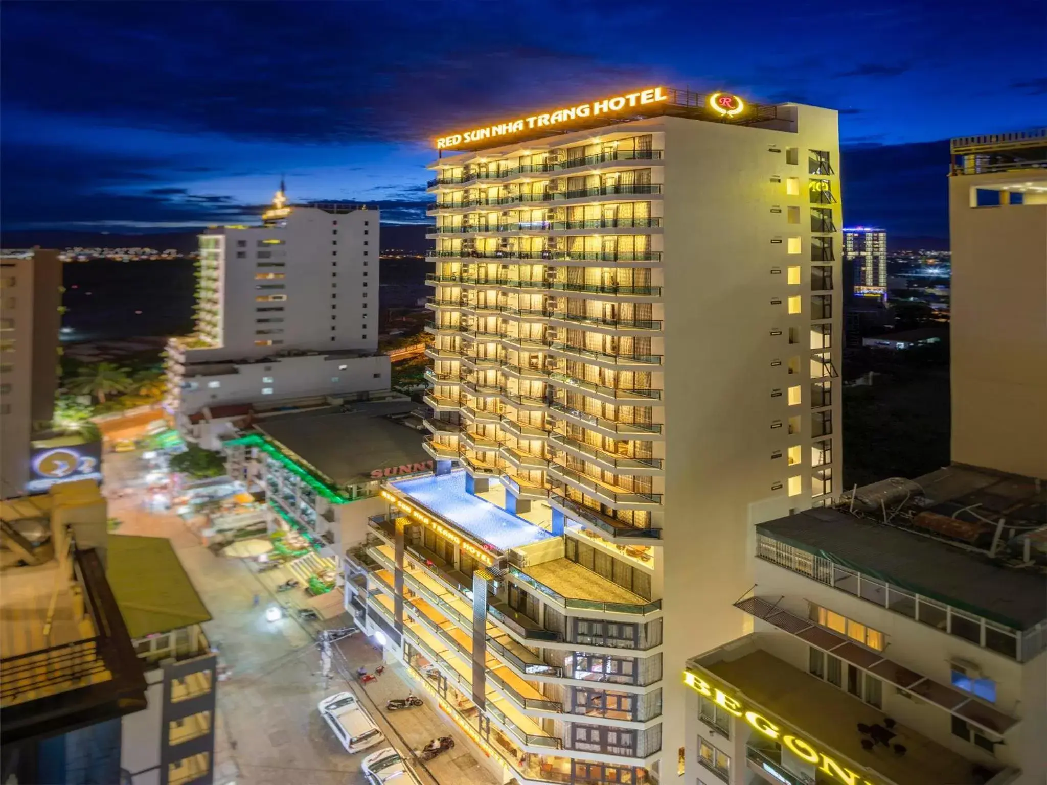 Property building in Red Sun Nha Trang Hotel Property building in Red Sun Nha Trang Hotel