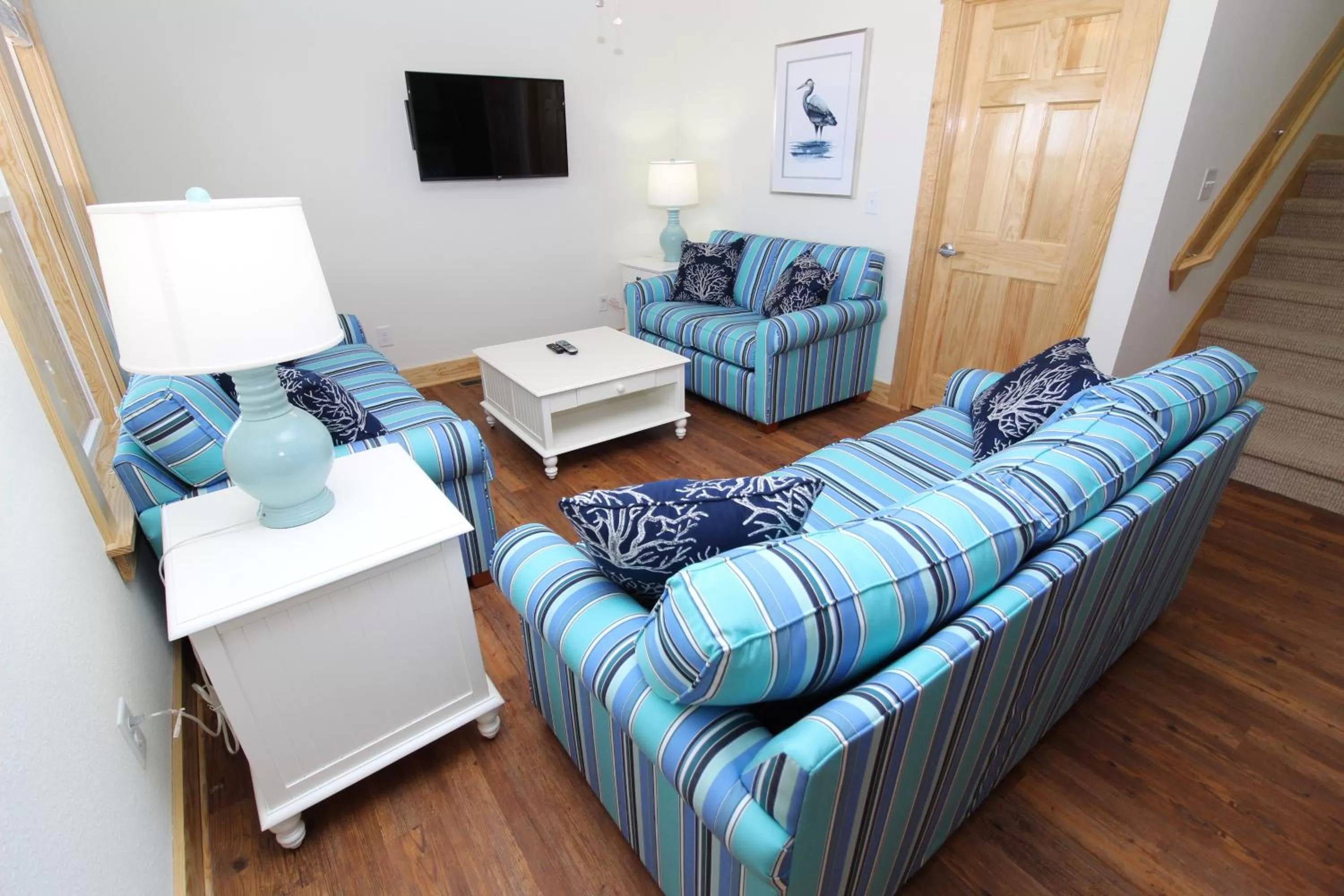 Living room in Whalebone Ocean Cottages by KEES Vacations