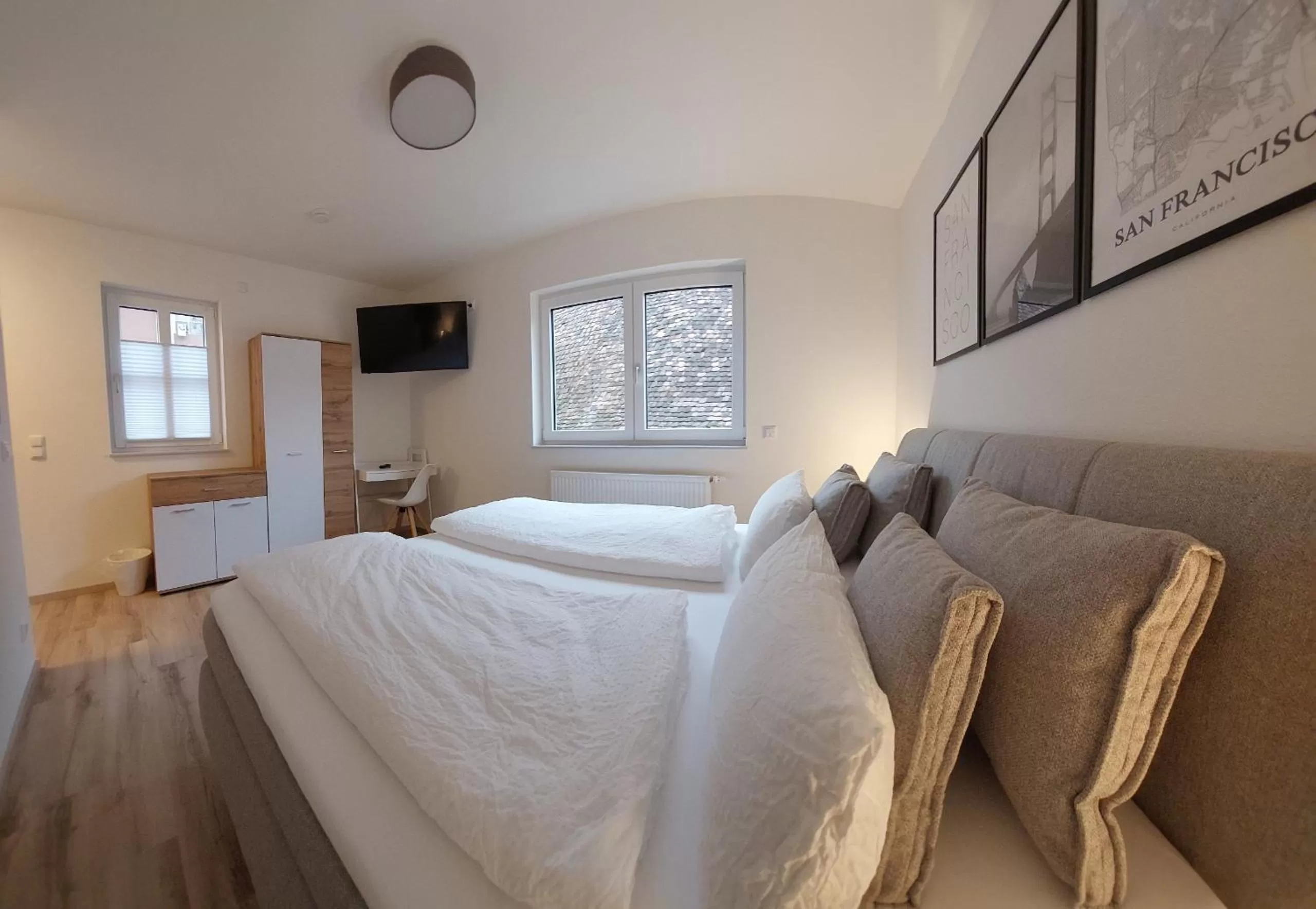 Bedroom, Bed in Gasthaus Goldener Stern