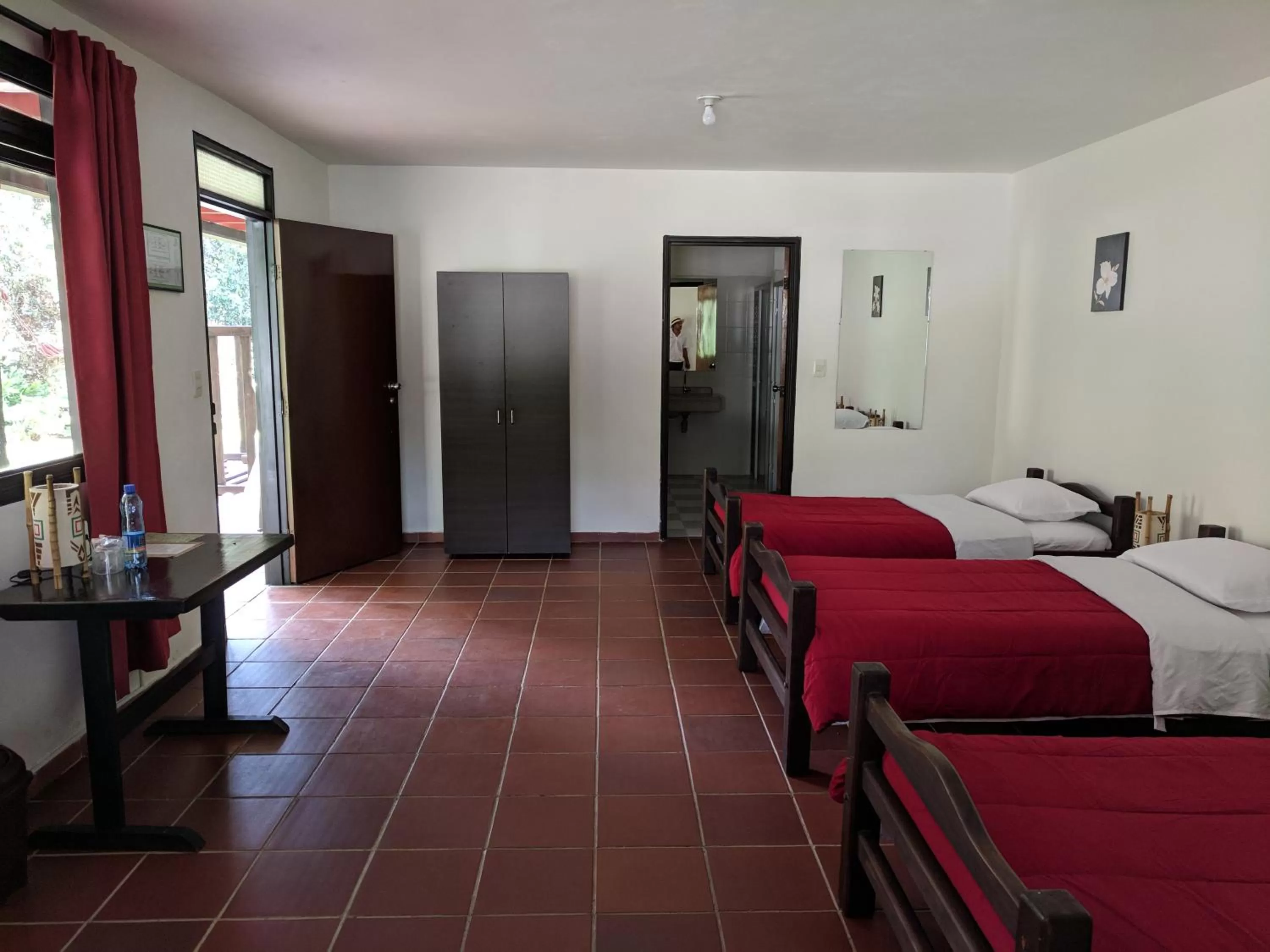 Bed in Hotel Huaka-yo