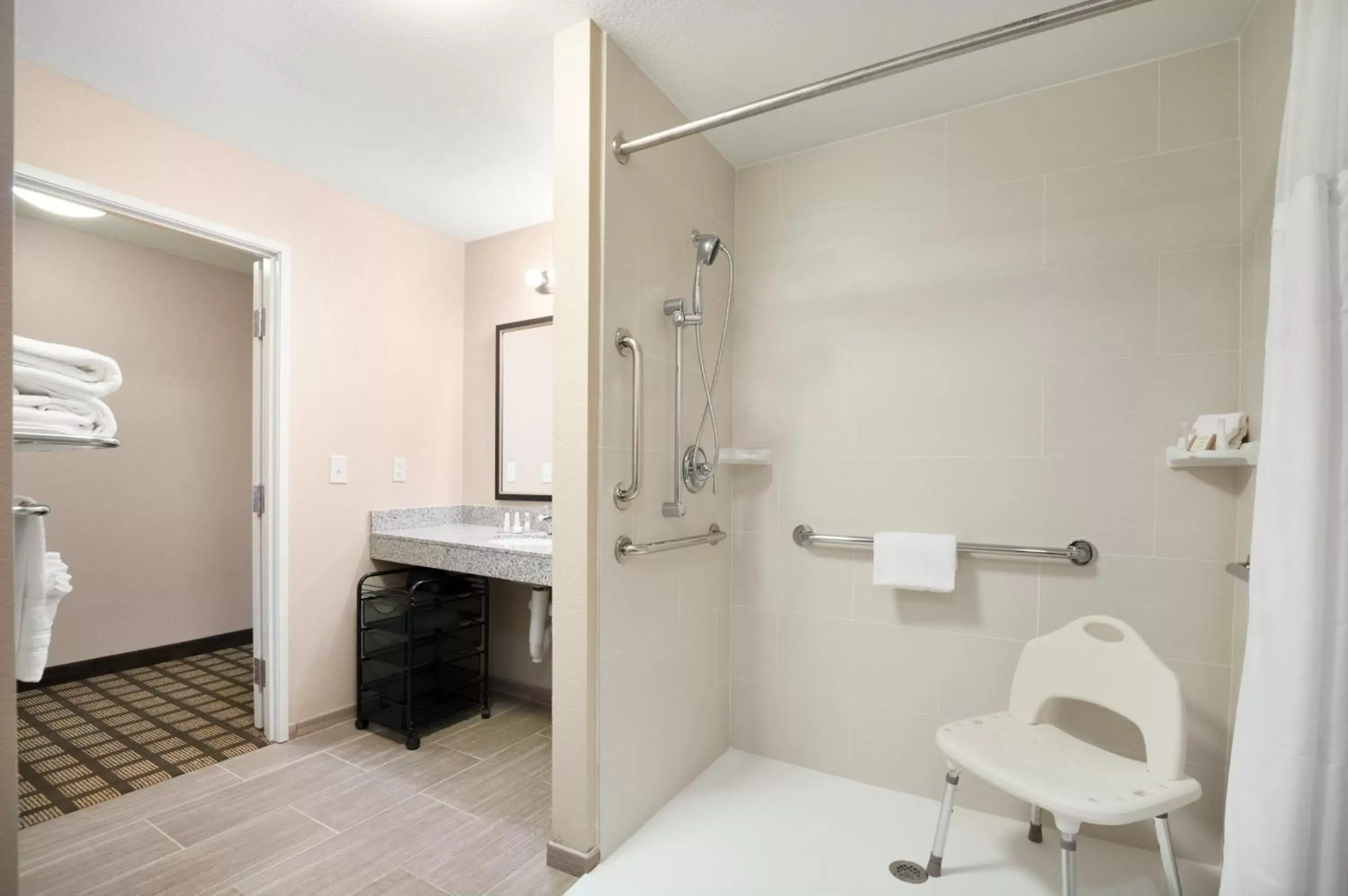 King Studio Suite with Roll-In Shower - Mobility/Hearing Accessible - Non-Smoking in Baymont Inn & Suites by Wyndham Odessa King Studio Suite with Roll-In Shower - Mobility/Hearing Accessible - Non-Smoking in Baymont Inn & Suites by Wyndham Odessa