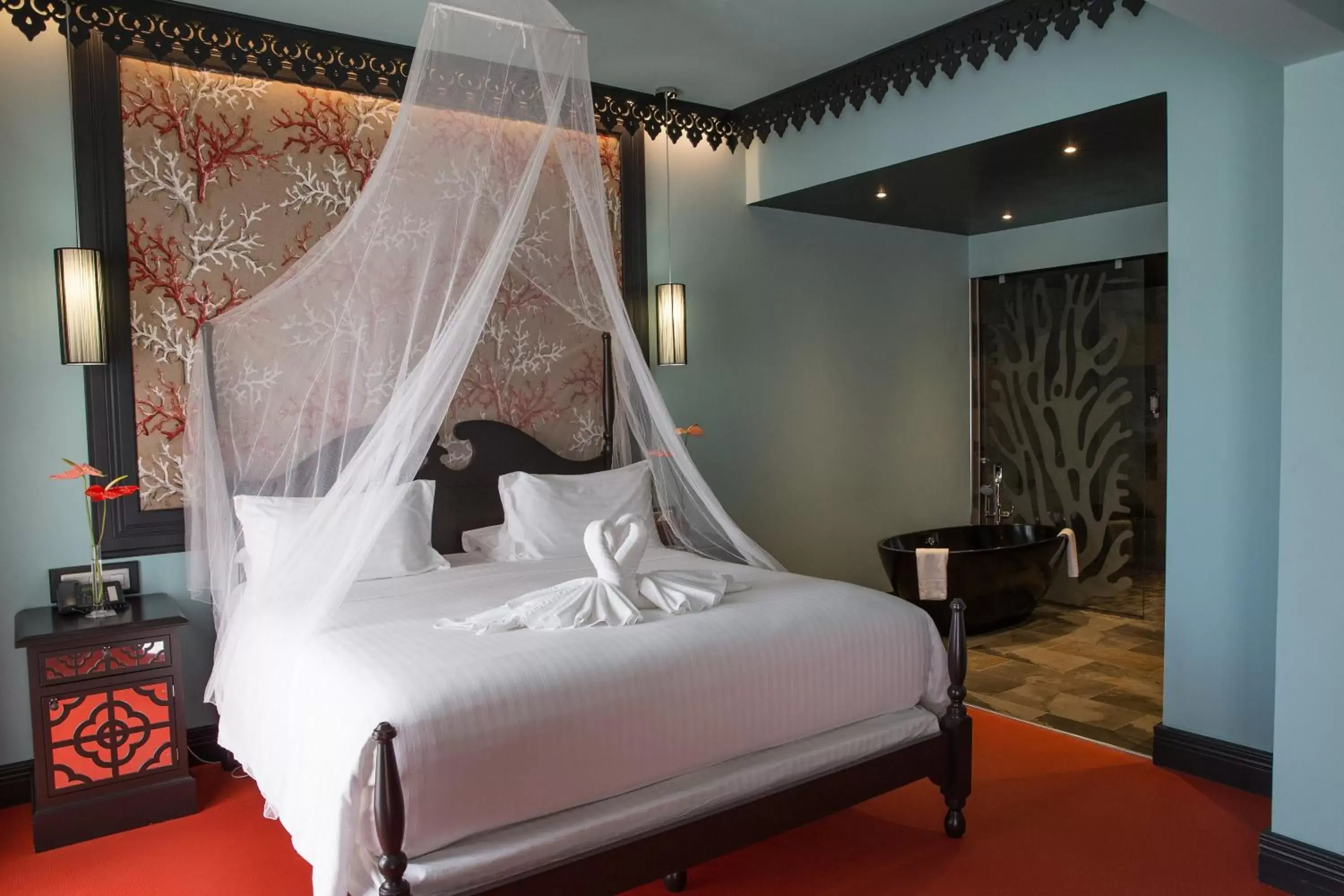 Bed in Villa Delisle Hôtel & Spa