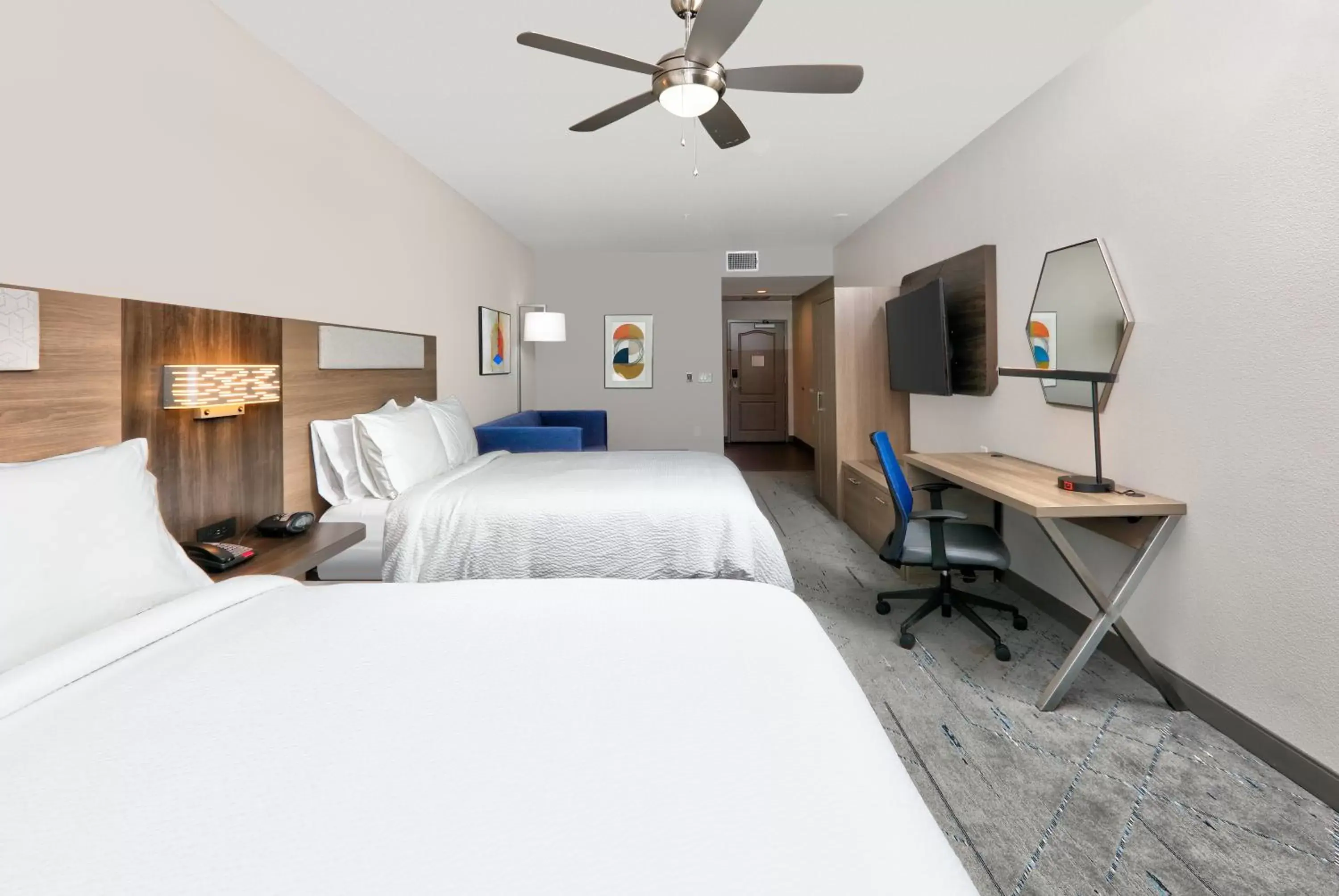 TV and multimedia in Holiday Inn Express & Suites North Dallas at Preston, an IHG Hotel