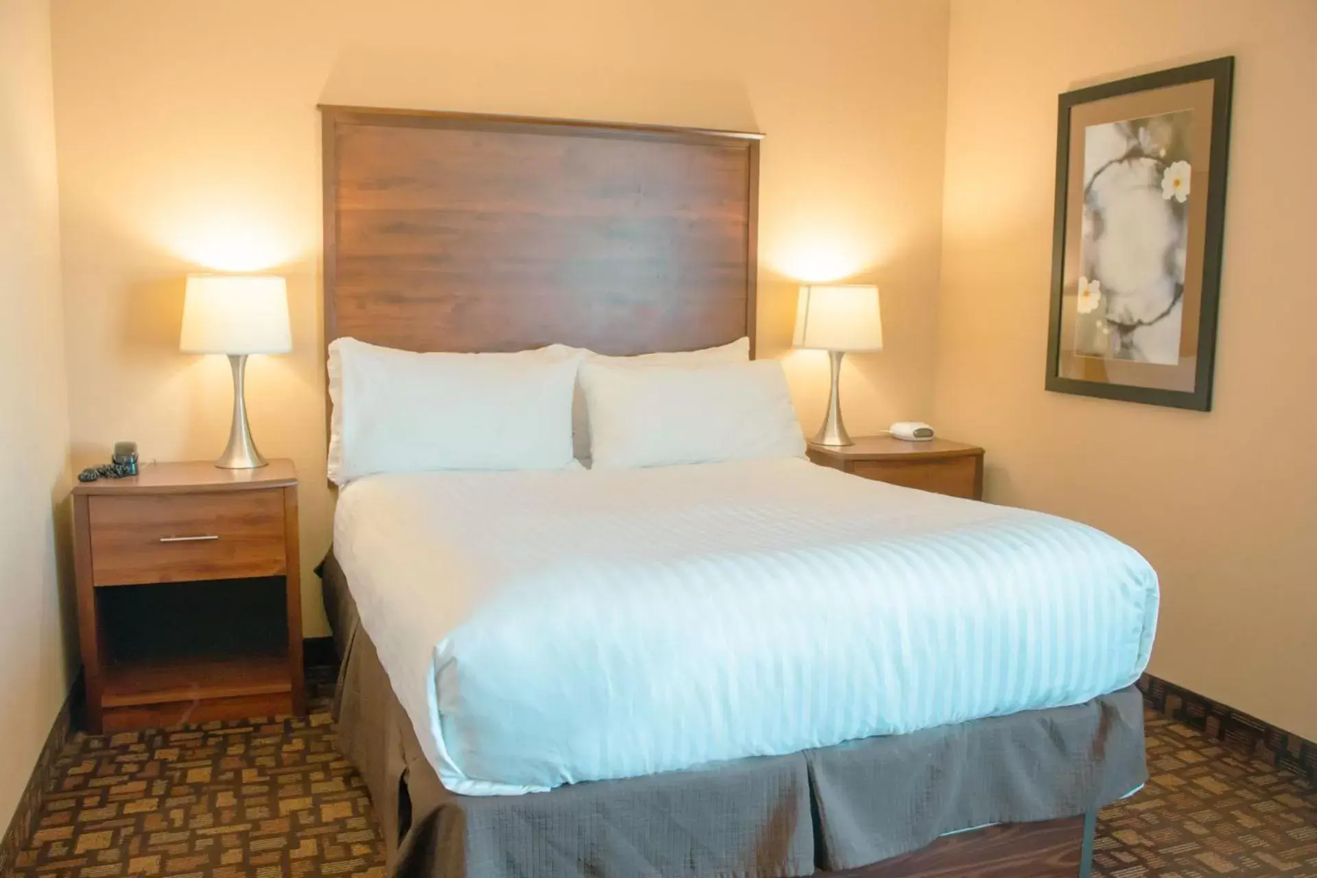 Bed in Expressway Suites of Grand Forks