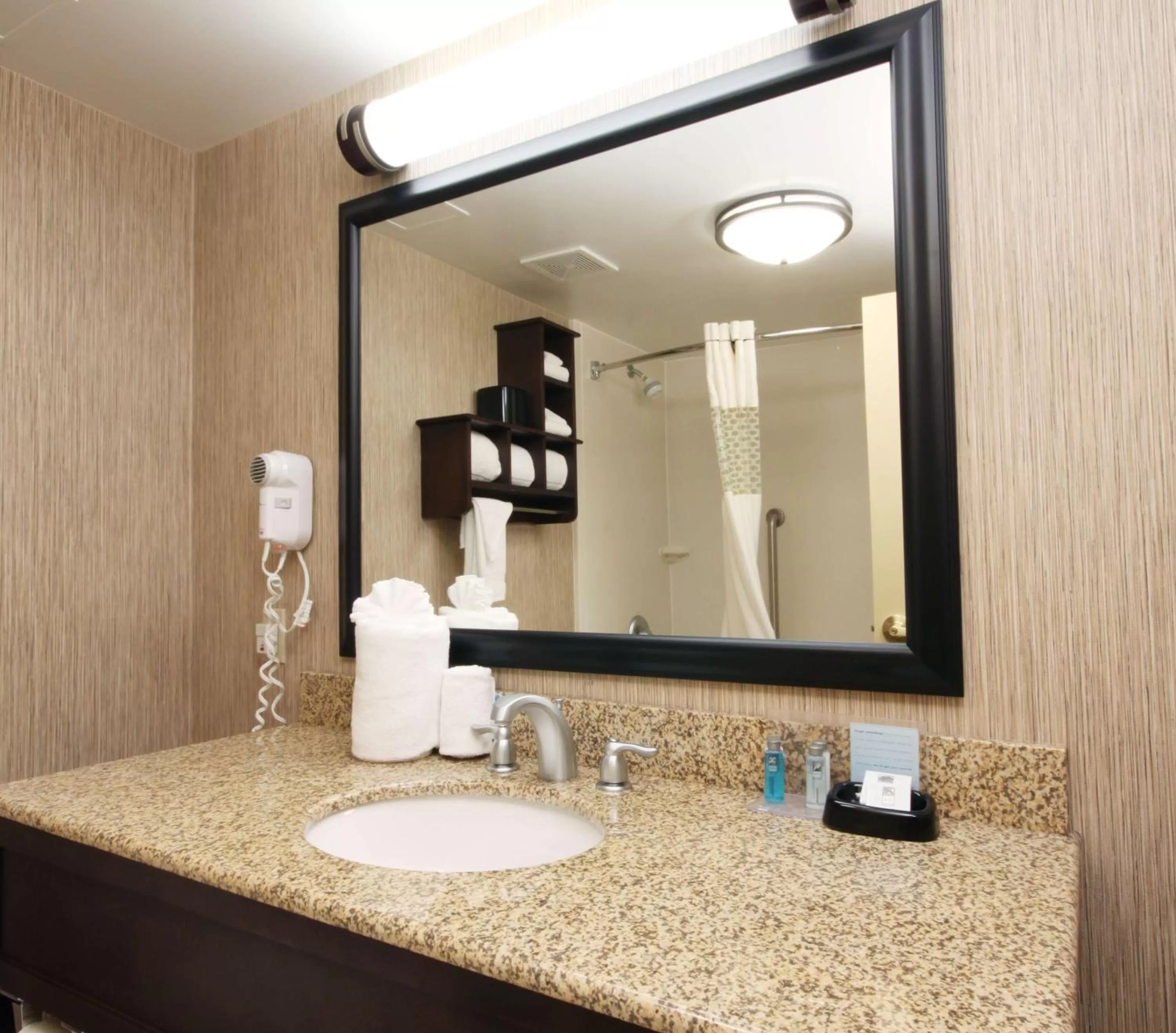 Bathroom in Hampton Inn Champaign/Urbana