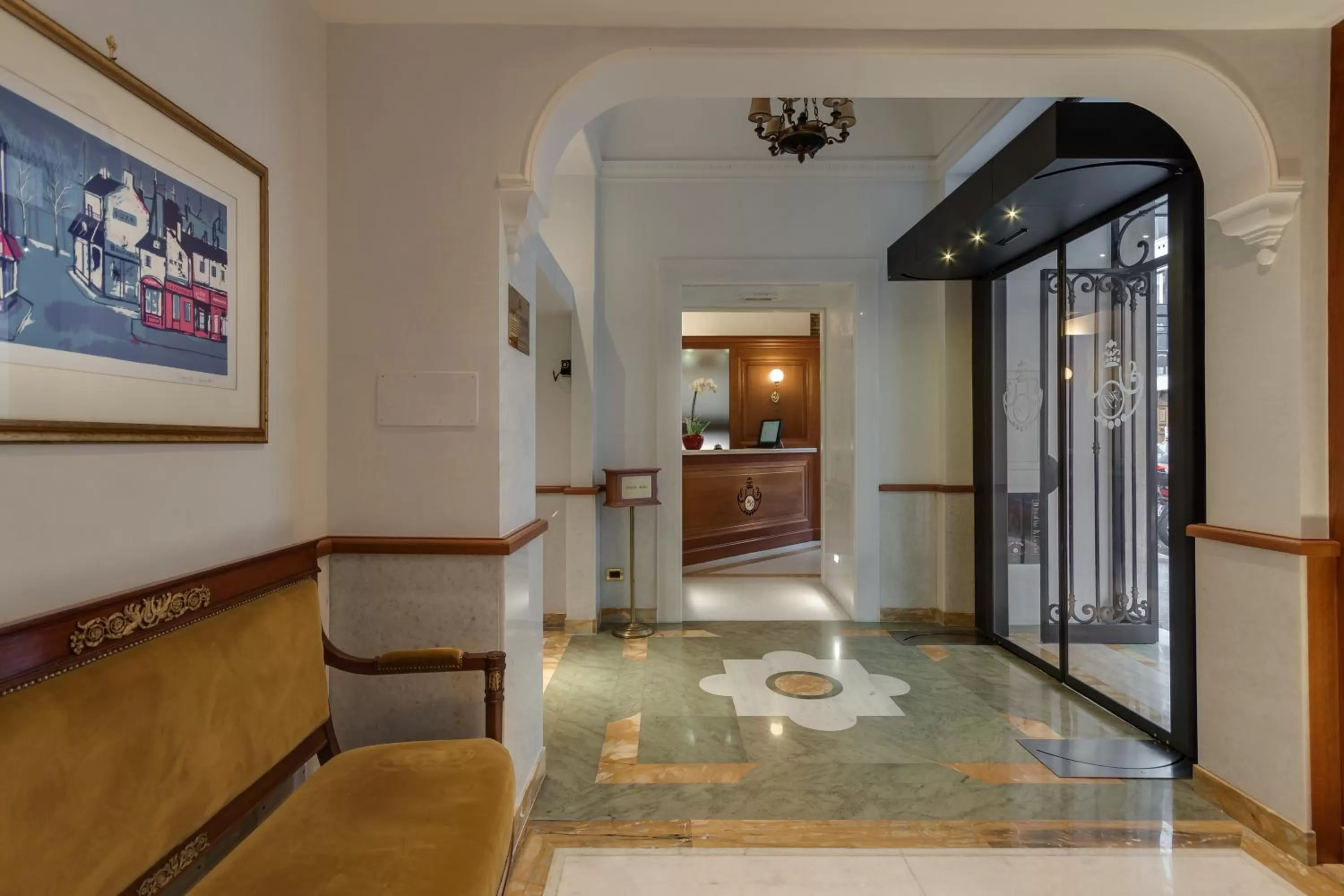 Lobby or reception in Hotel Borromeo