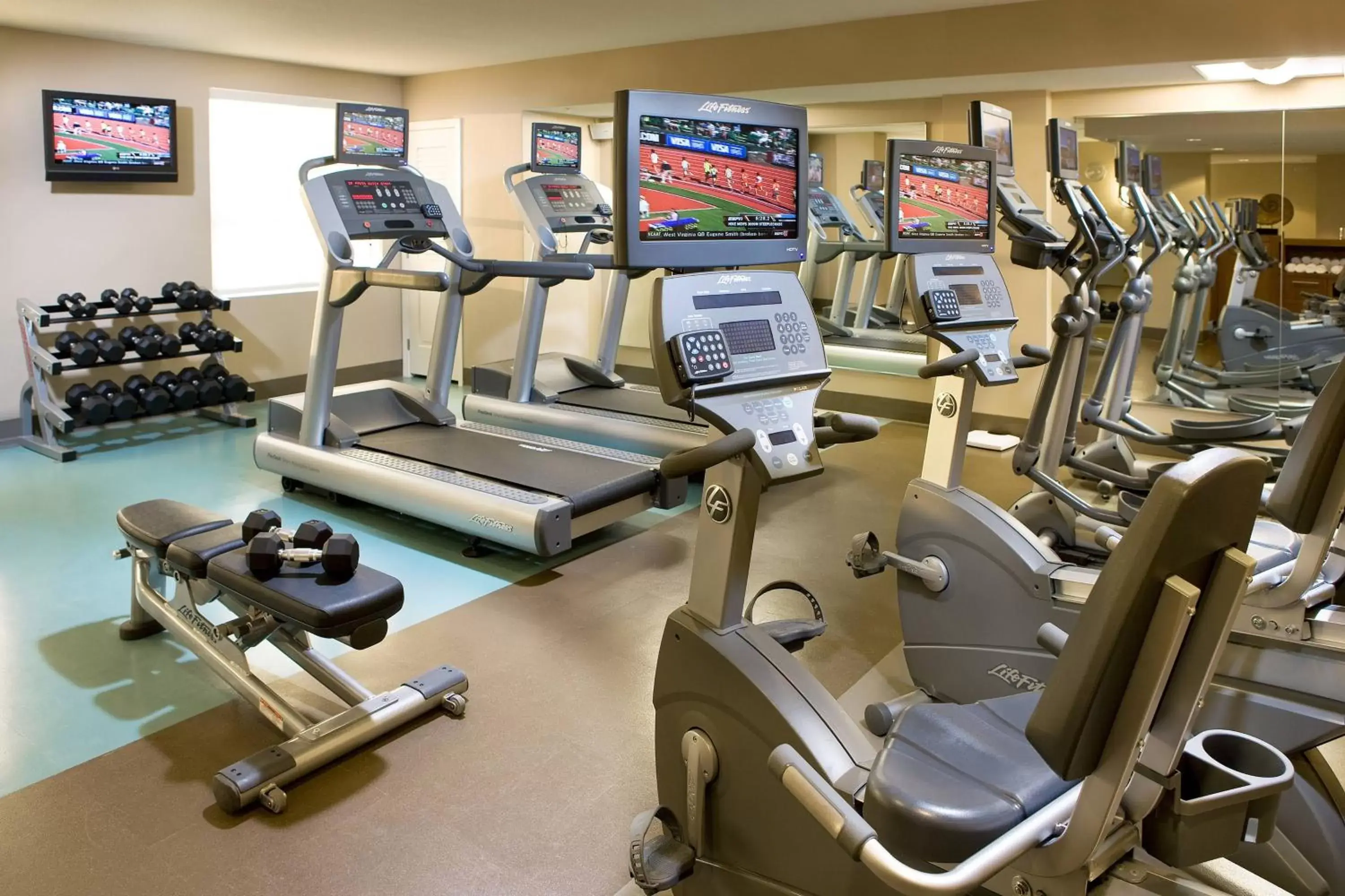 Fitness centre/facilities, Fitness Center/Facilities in Residence Inn Long Beach Downtown