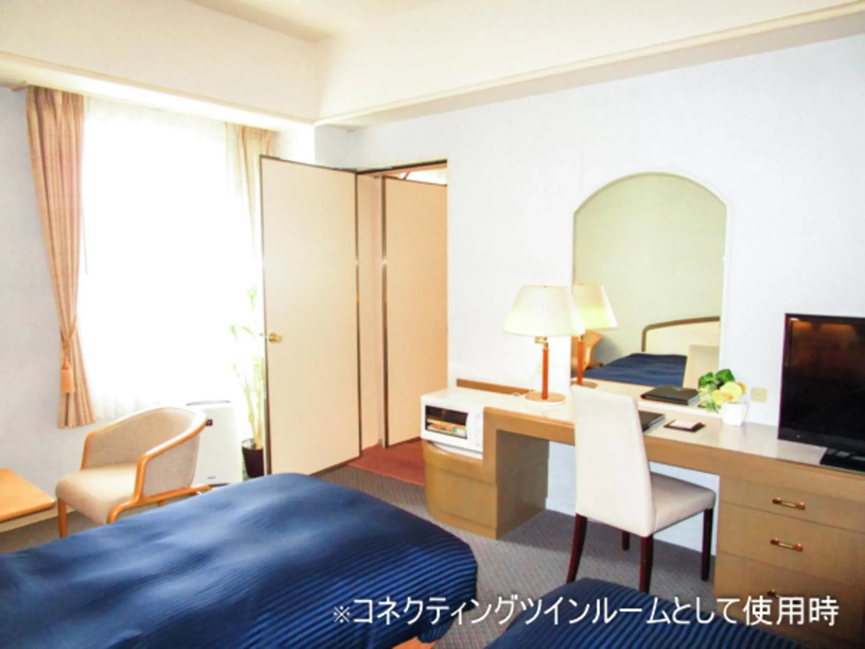 Photo of the whole room, Bed in HOTEL LiVEMAX BUDGET SAPPORO