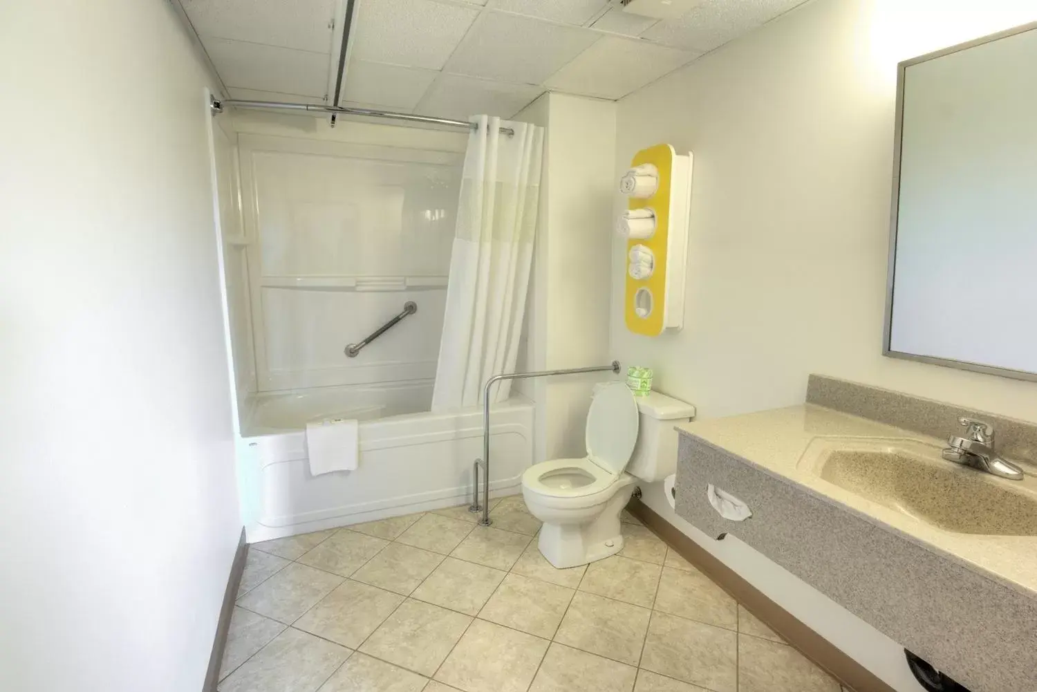 Toilet, Bathroom in Motel 6-Lethbridge, AB