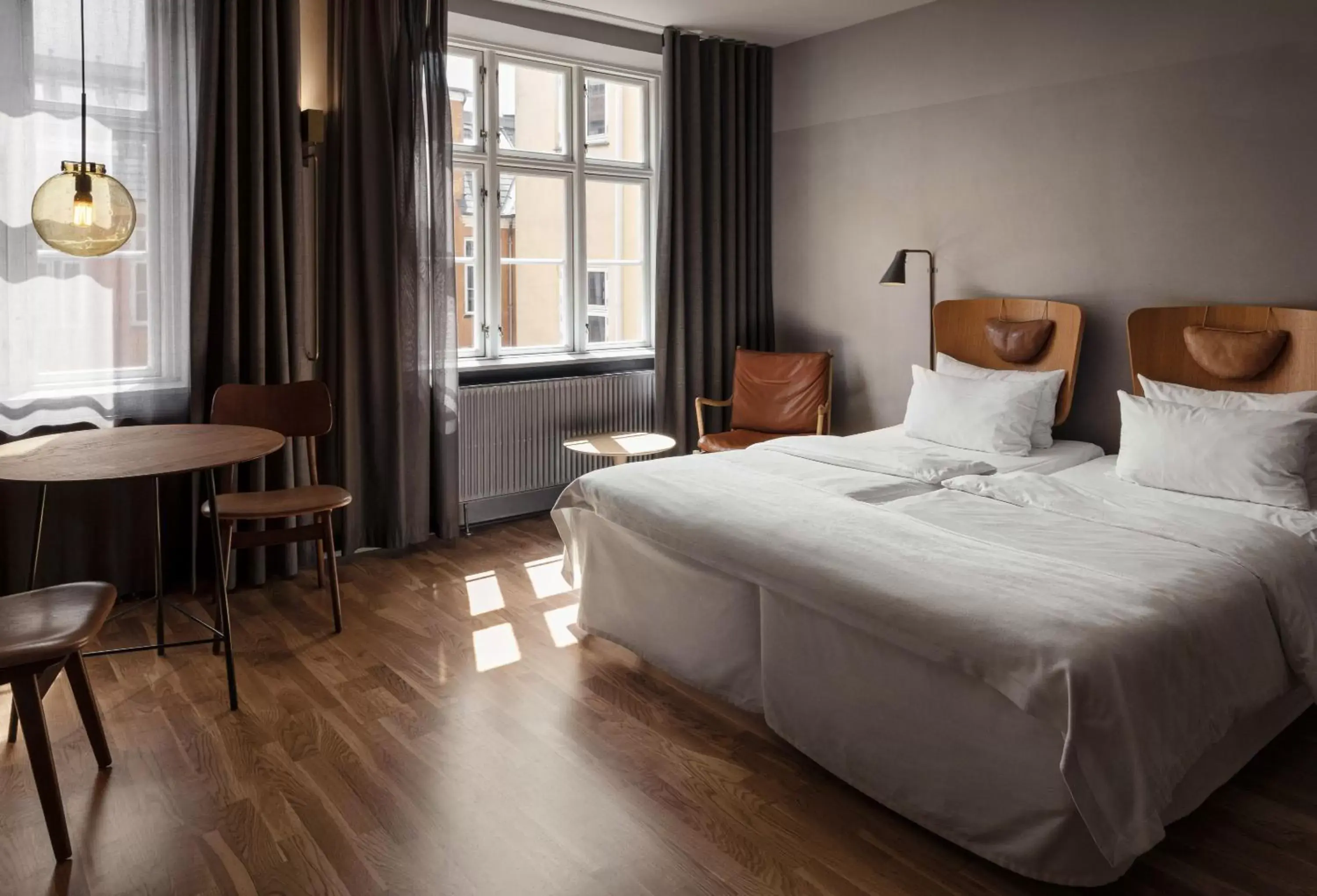 Bed in Hotel SP34 by Brøchner Hotels