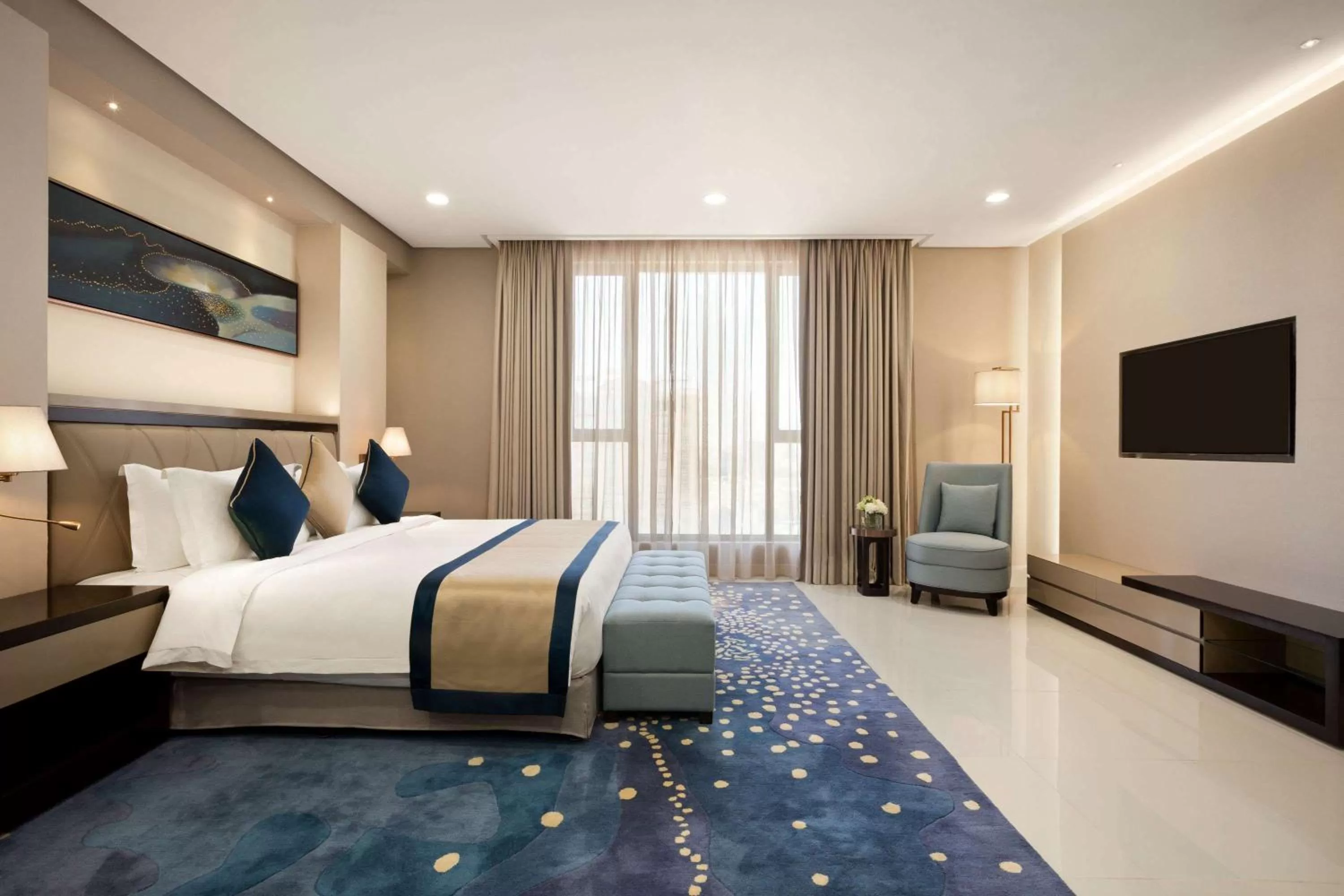 Photo of the whole room, Bed in Wyndham Garden Manama