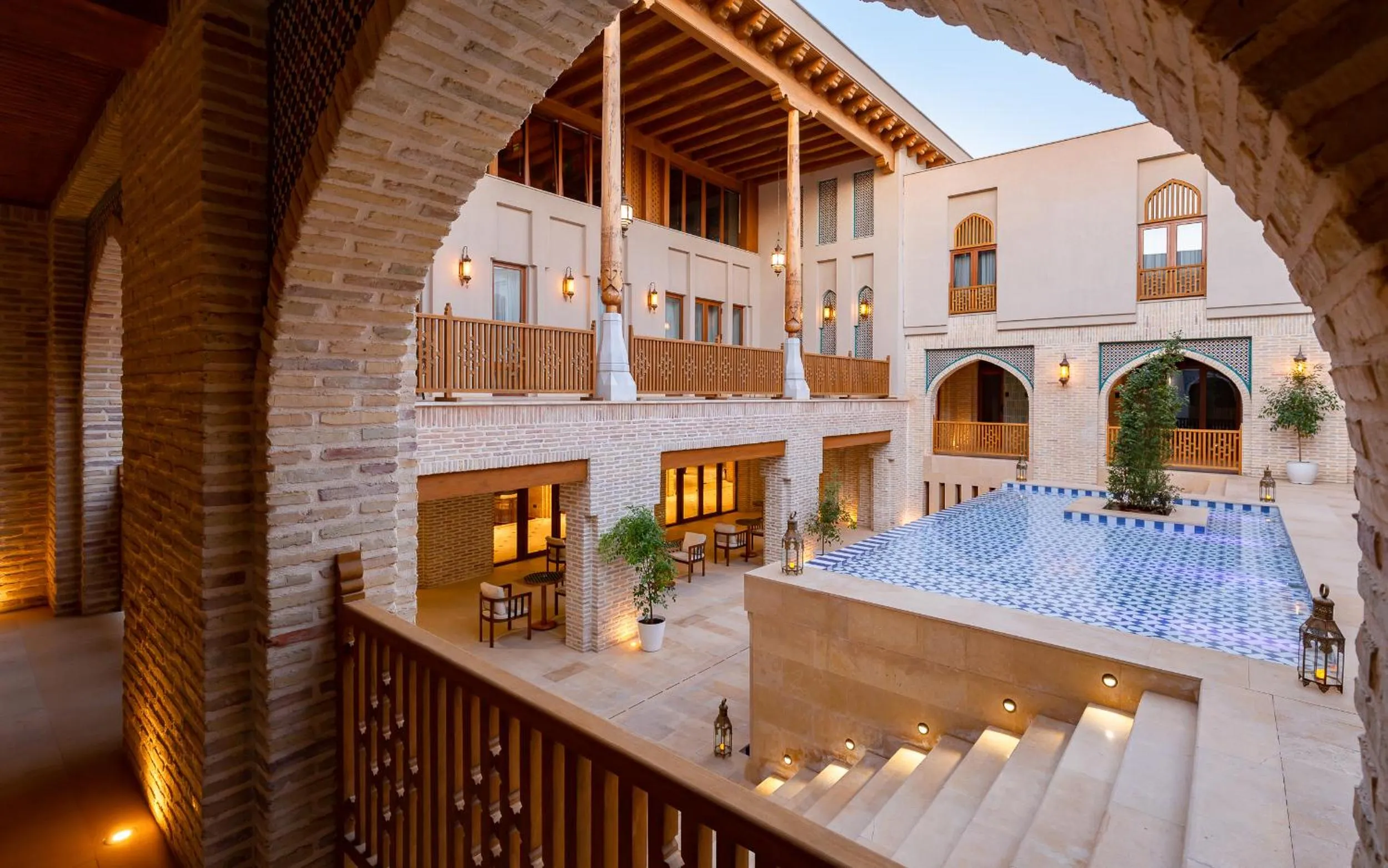 Patio in Mercure Bukhara Old Town