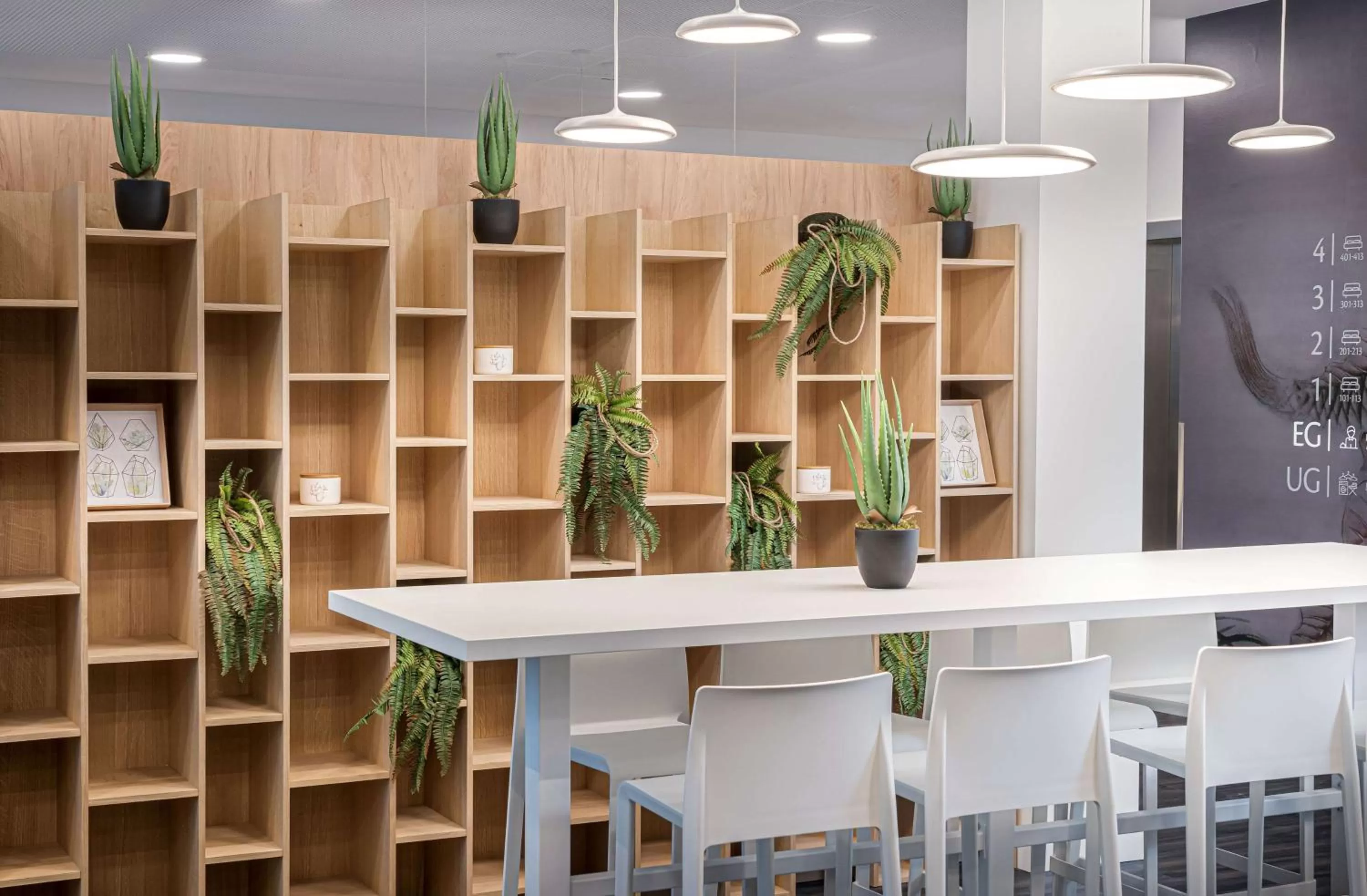 Communal kitchen in elaya hotel augsburg