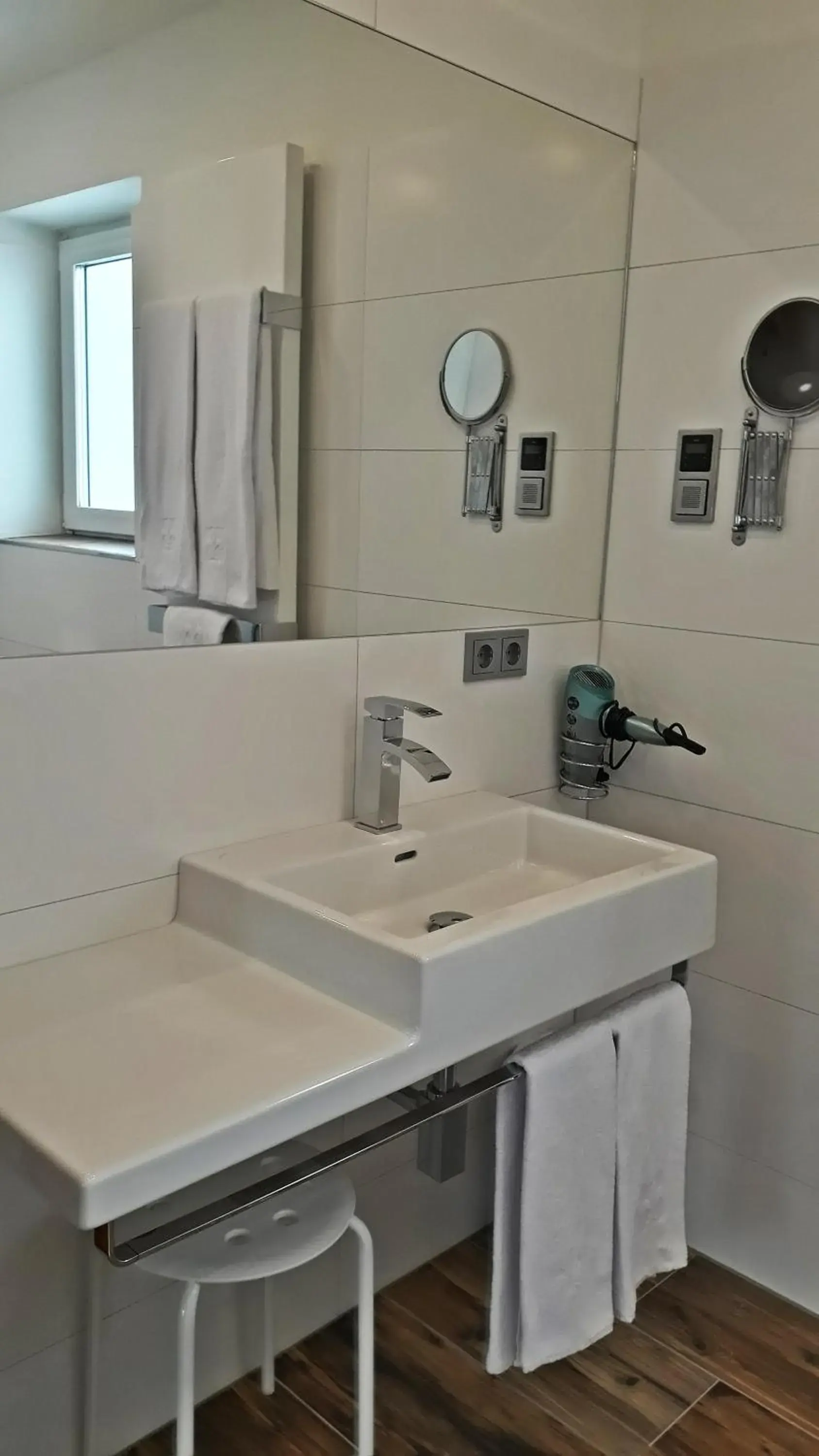 Decorative detail, Bathroom in Hotel Oase