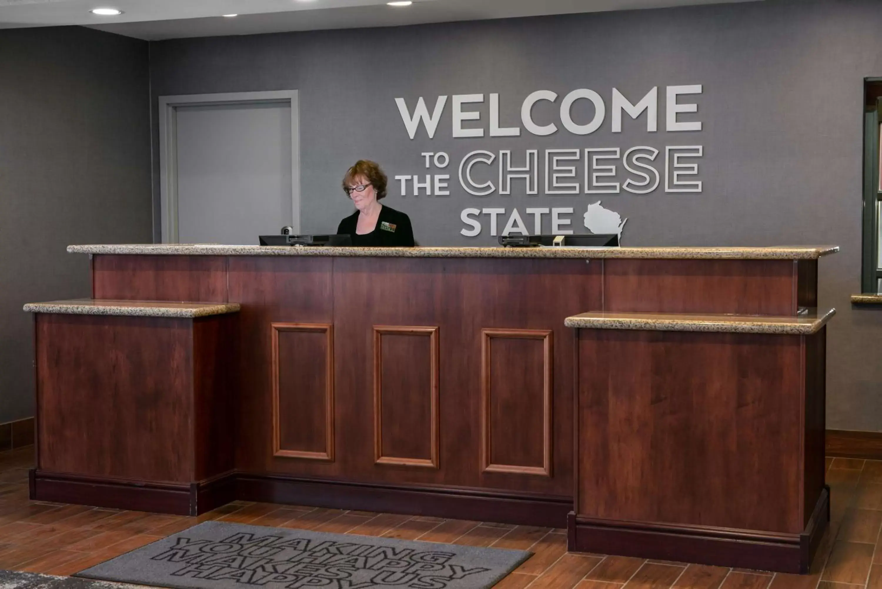 Lobby or reception in Hampton Inn & Suites West Bend Lobby or reception in Hampton Inn & Suites West Bend