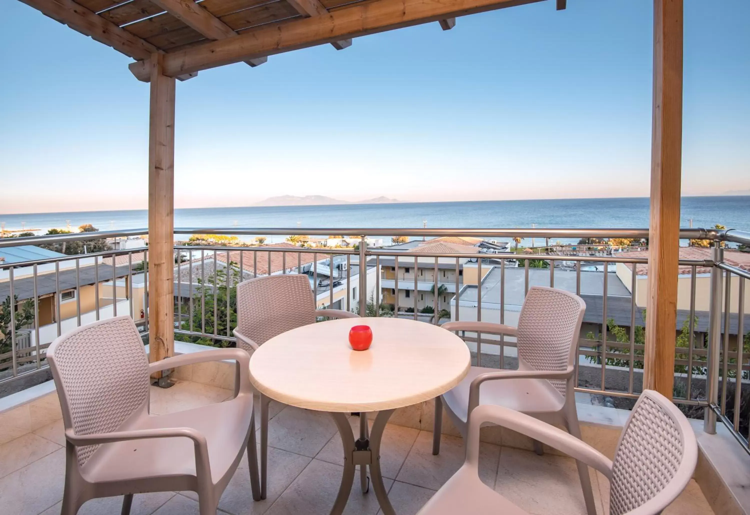 Balcony/Terrace in Grand Blue Beach Hotel