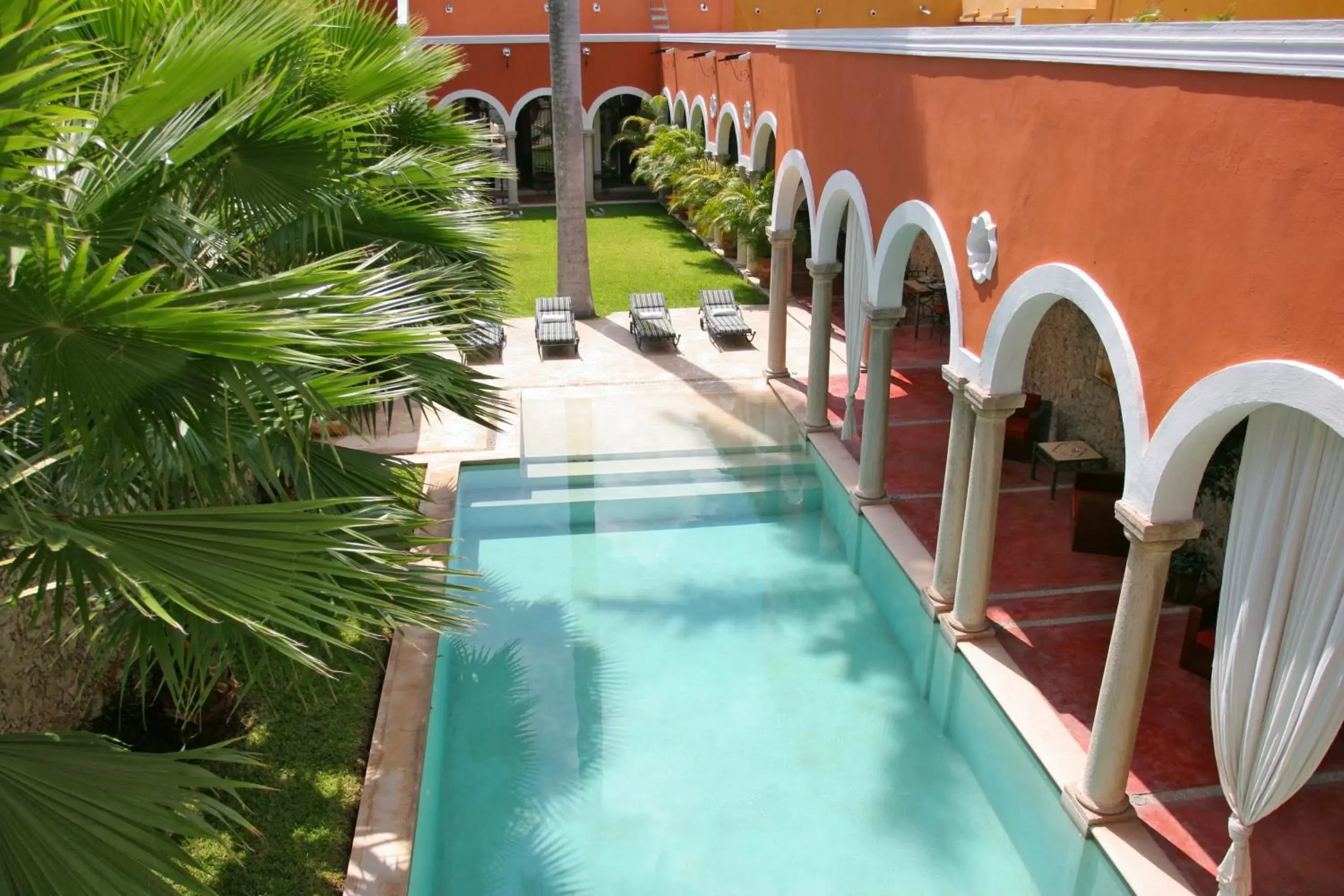 Swimming pool, Pool View in Hotel Hacienda Mérida