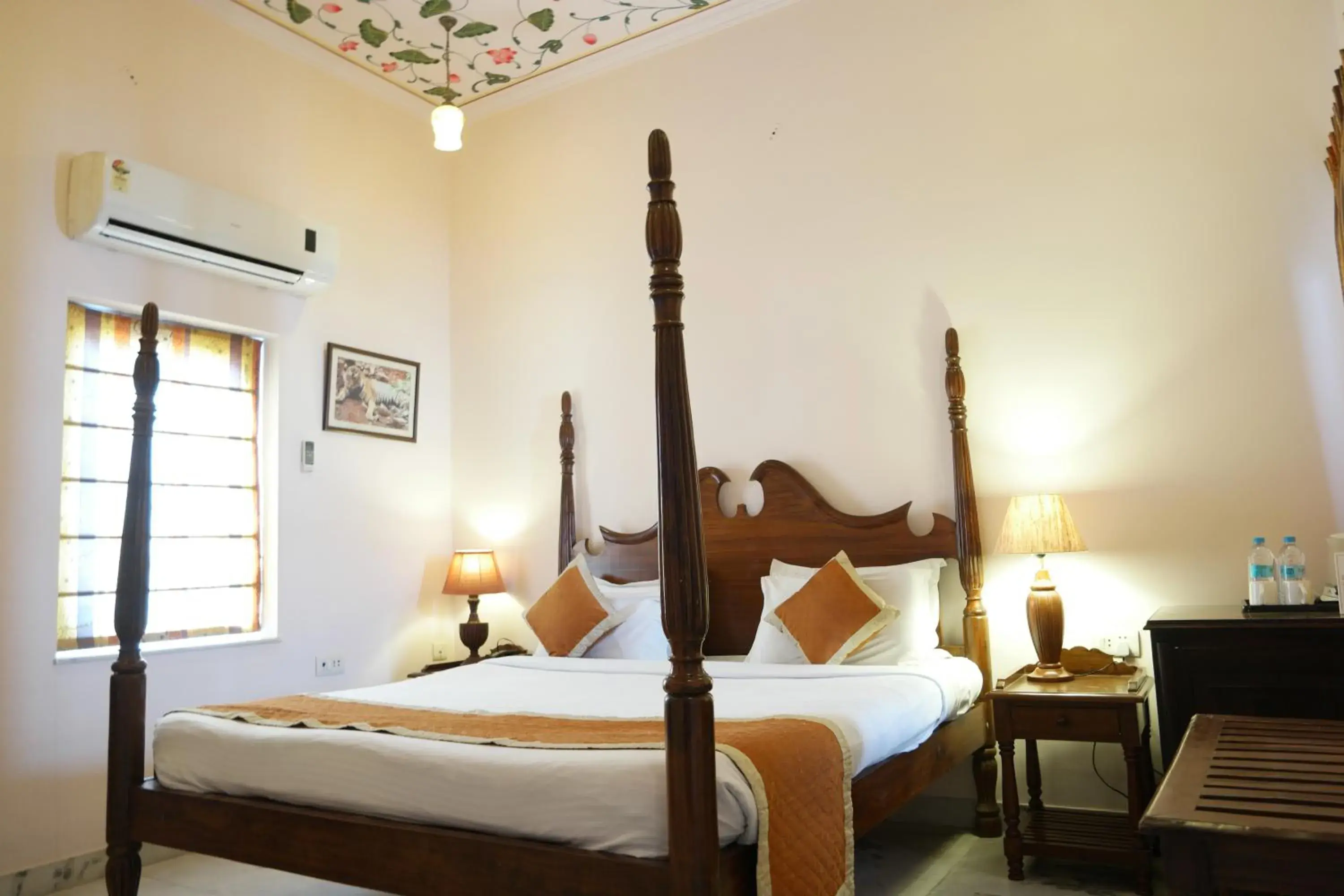 Bedroom, Bed in Suryaa Villa Jaipur - A Boutique Heritage Haveli