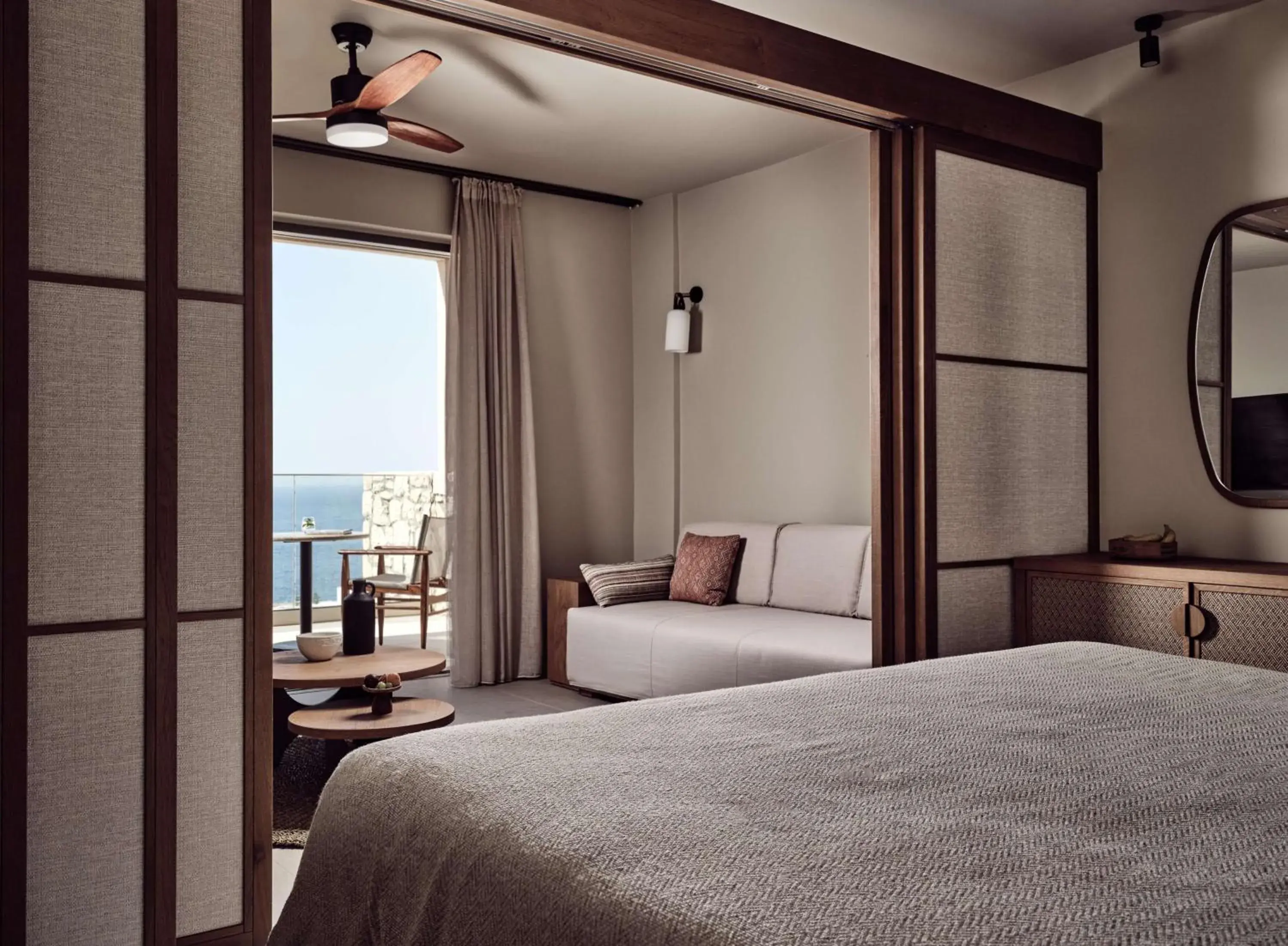 Bedroom, Bed in The Royal Senses Resort Crete, Curio Collection by Hilton