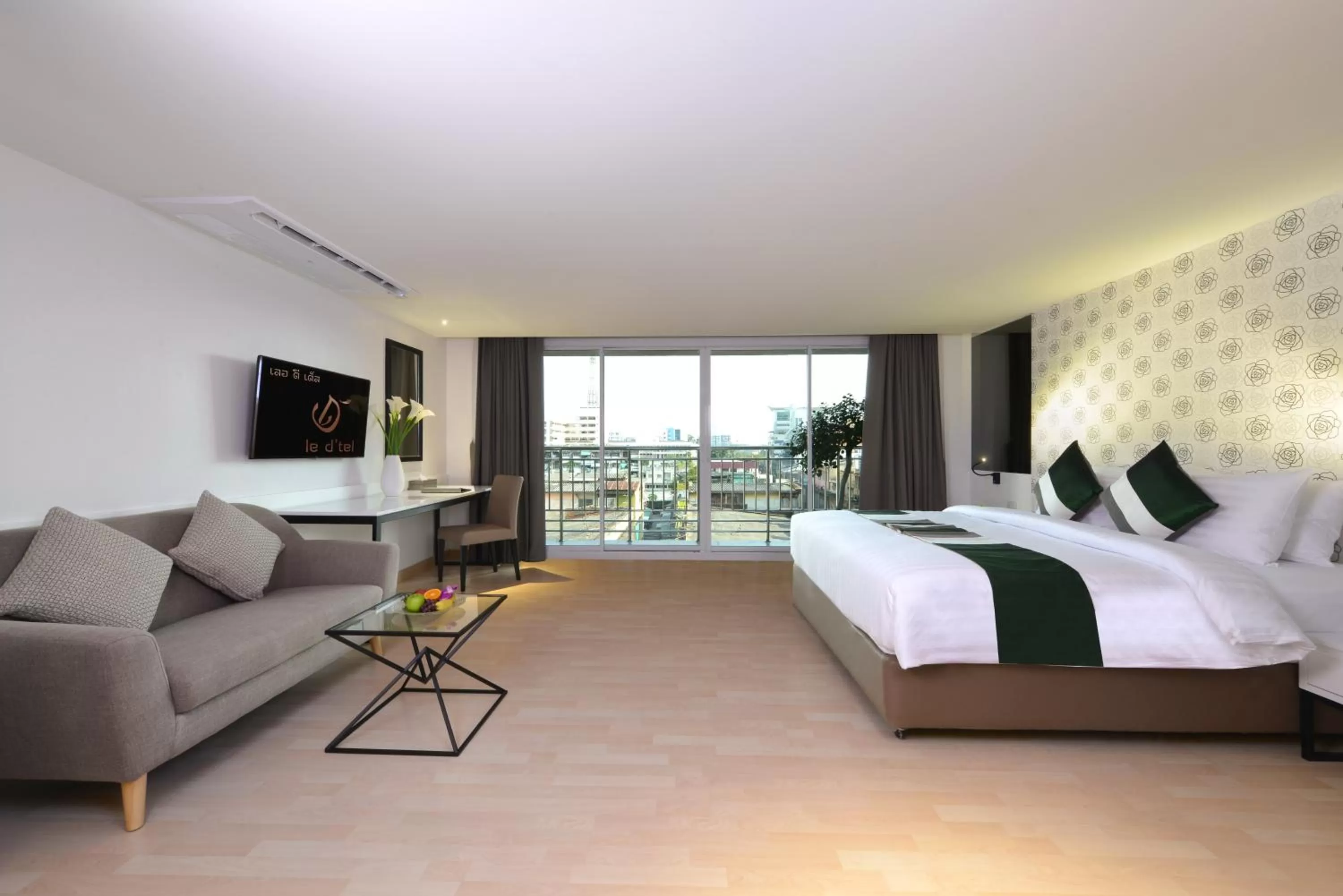 Bedroom, Bed in Le D'Tel Bangkok