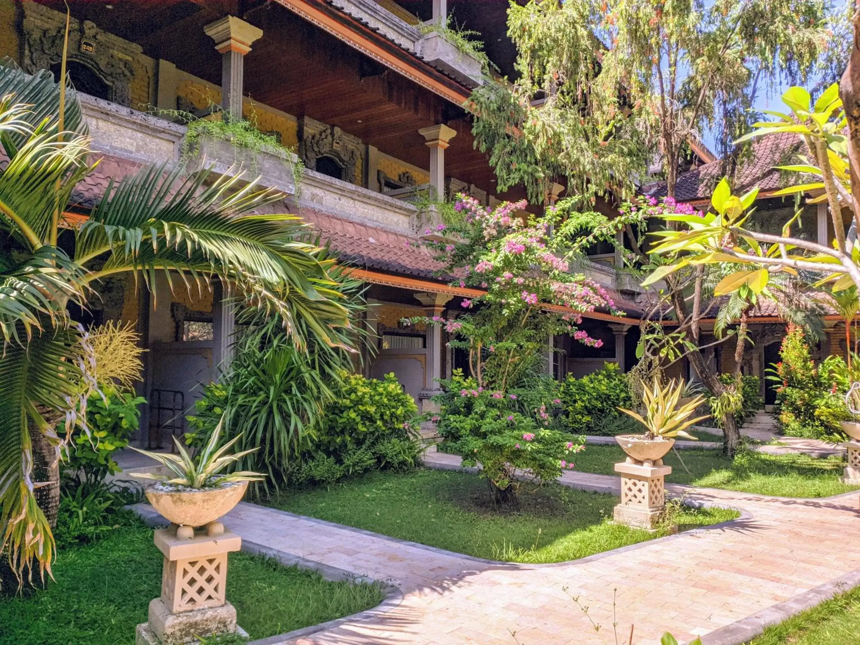 Garden view, Property Building in Satriya Cottages