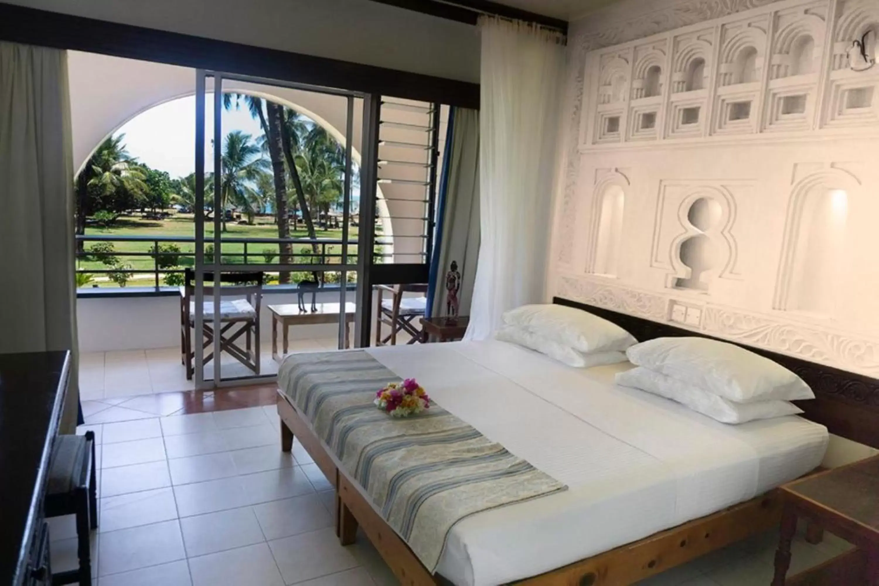 Photo of the whole room, Bed in Reef Hotel Mombasa