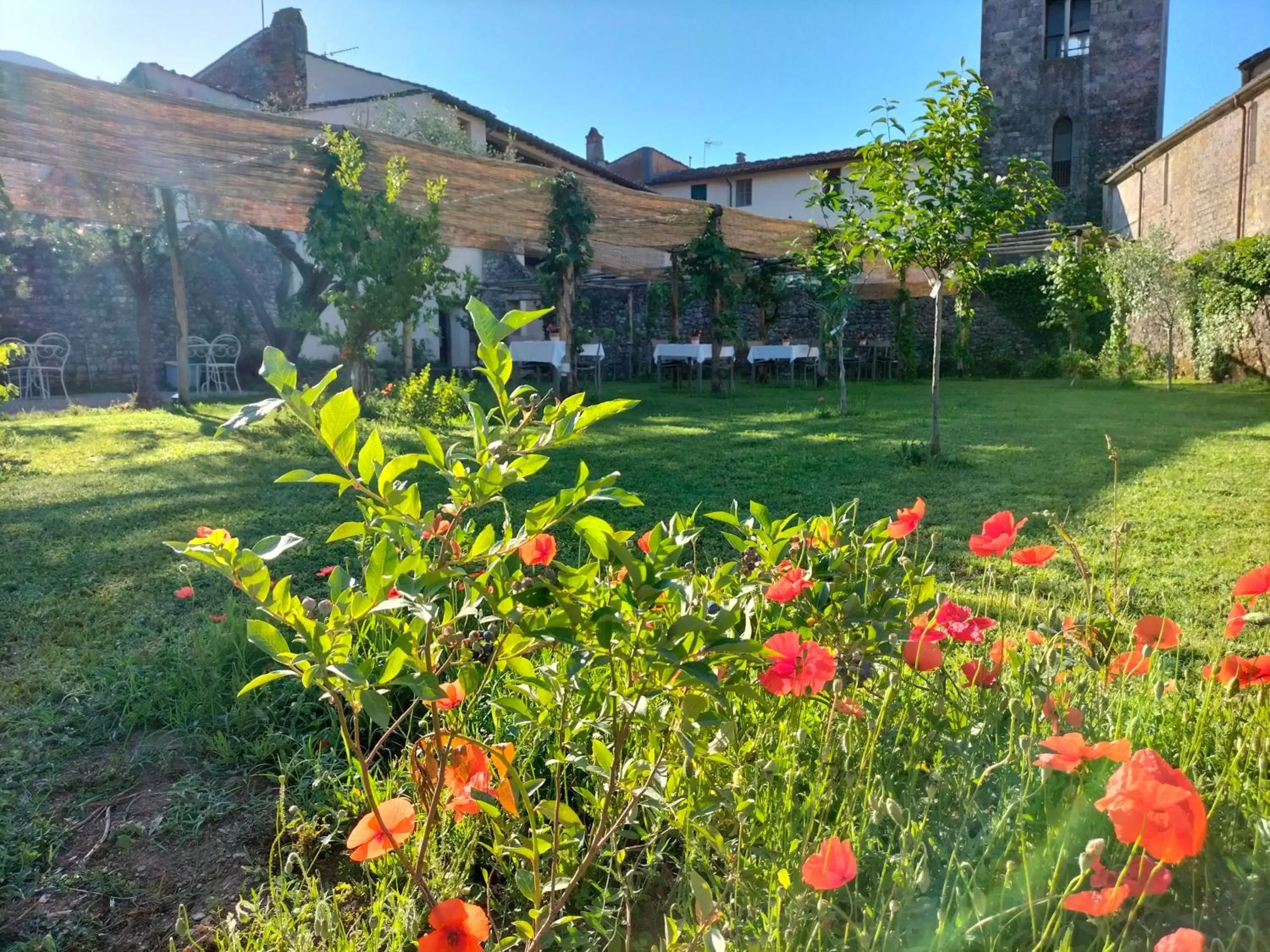 Garden in Badia Giulia Prestigious Historical B&B