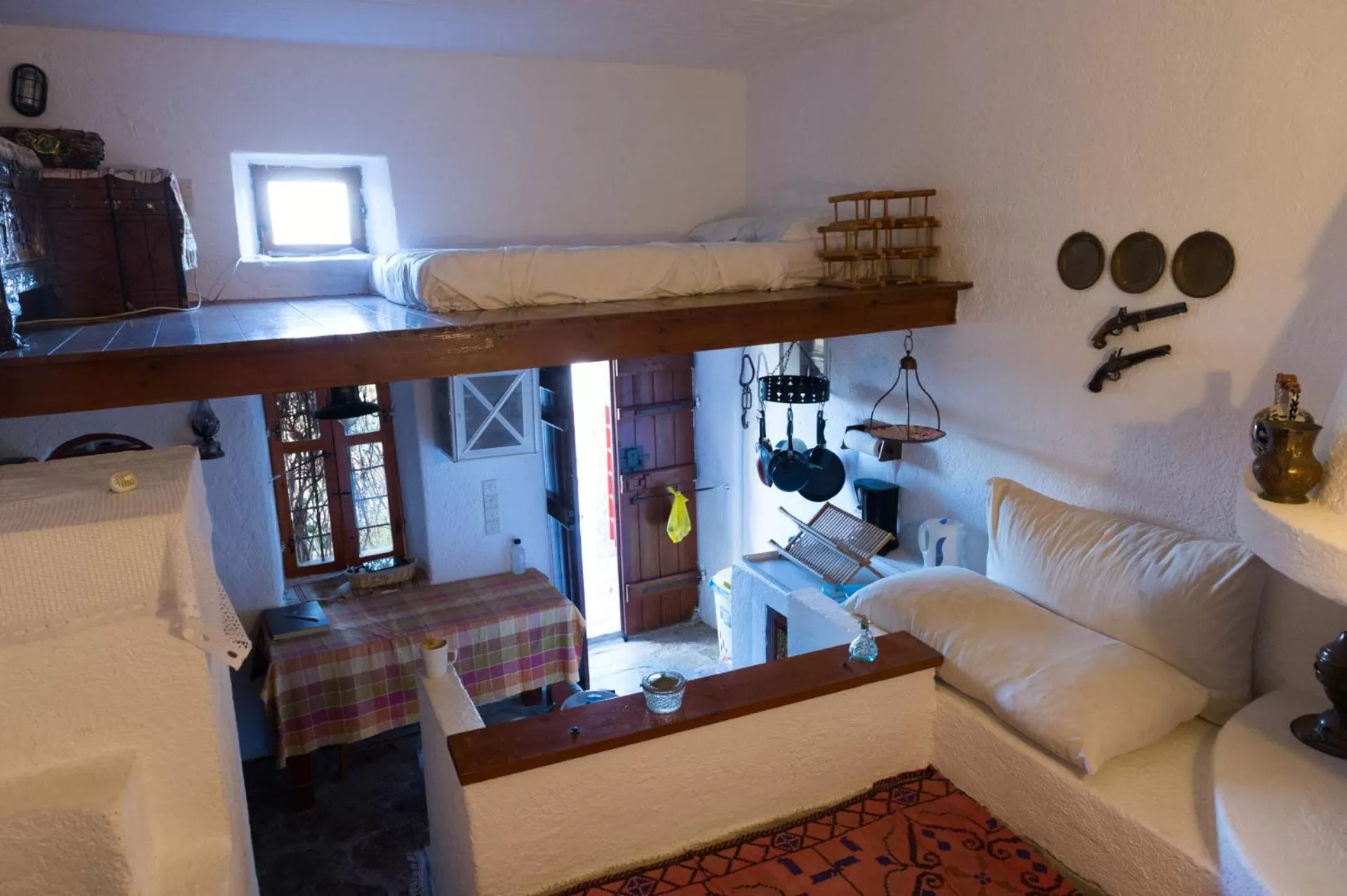 Living room, Seating Area in The Traditional Homes of Crete