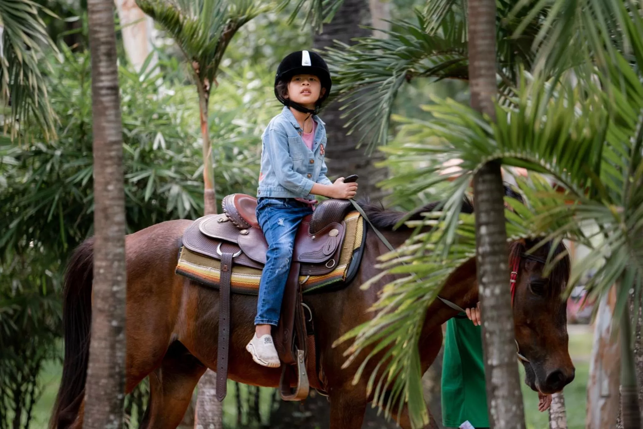 Horse-riding in Mane Family Vacation