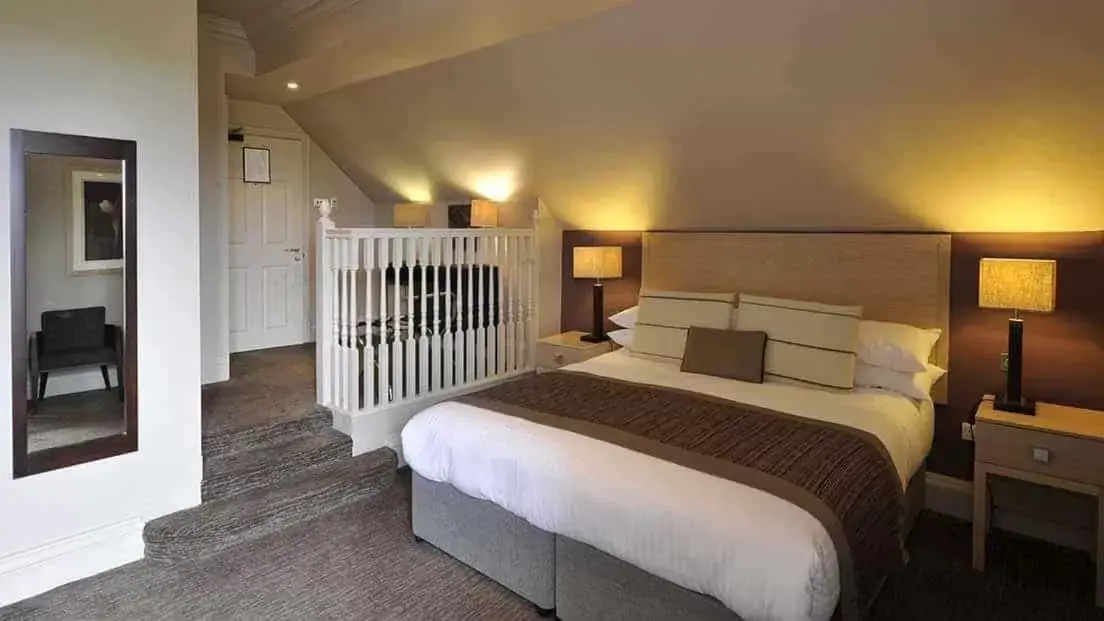 Bedroom, Bed in Nutfield Priory Hotel & Spa