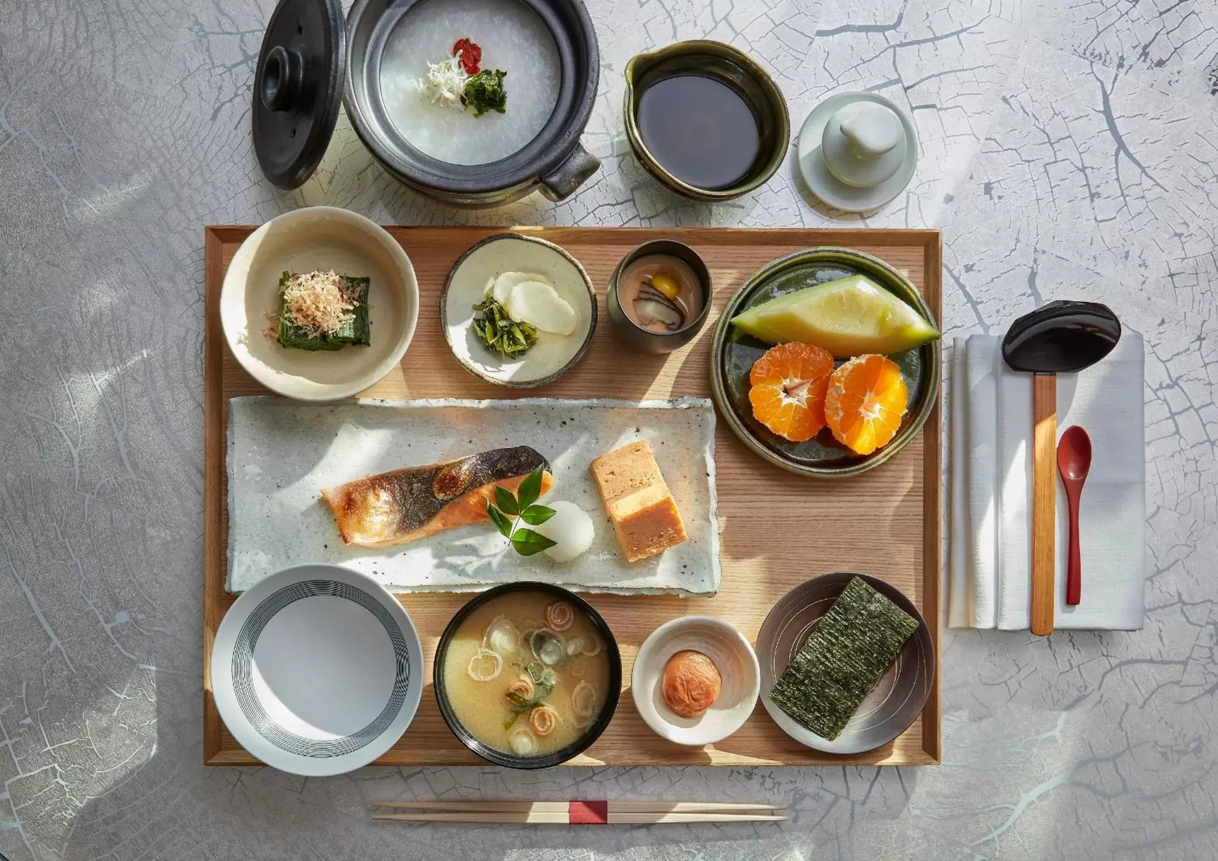 Breakfast in Mandarin Oriental, Tokyo