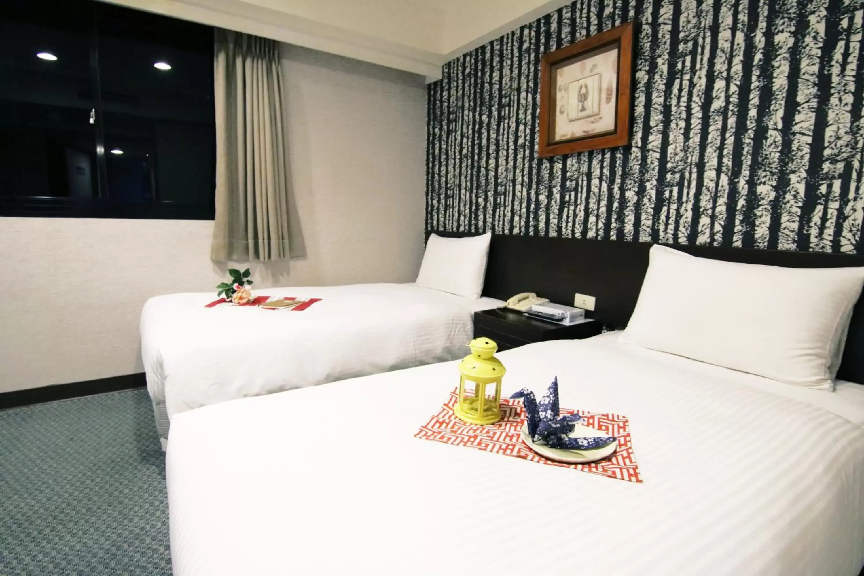 Bed in LIHO Hotel Tainan
